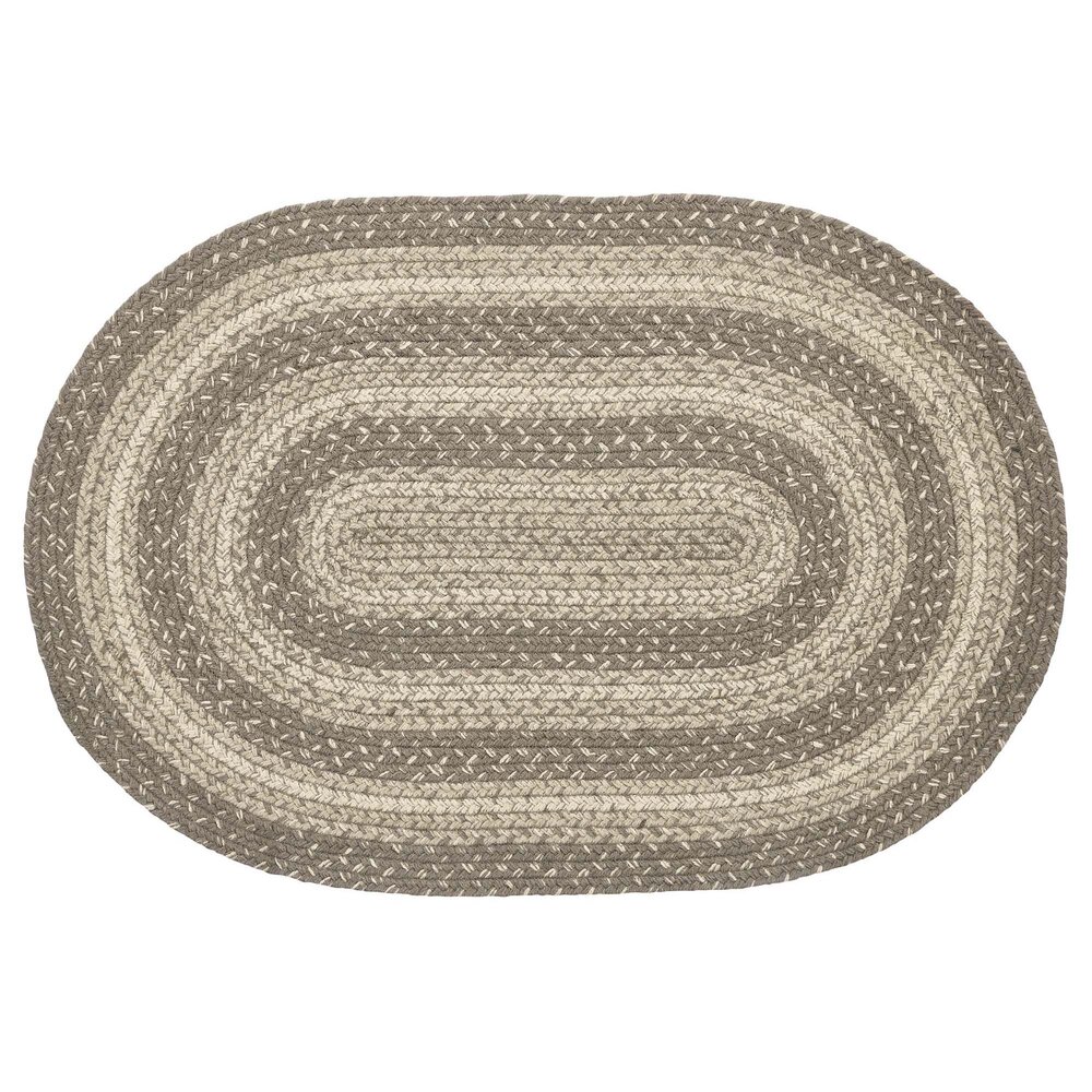 Cobblestone Jute Rug Oval w/ Pad 20x30 - Rugs - PINE VALLEY QUILTS