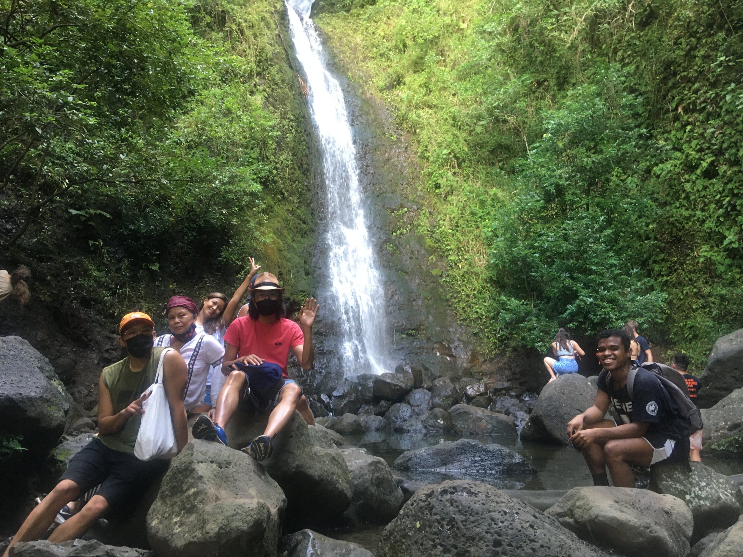  Left to Right: Joshua Icban, Alleluia Panis, Lydia Querian, Wilfred Galila, jose e abad 