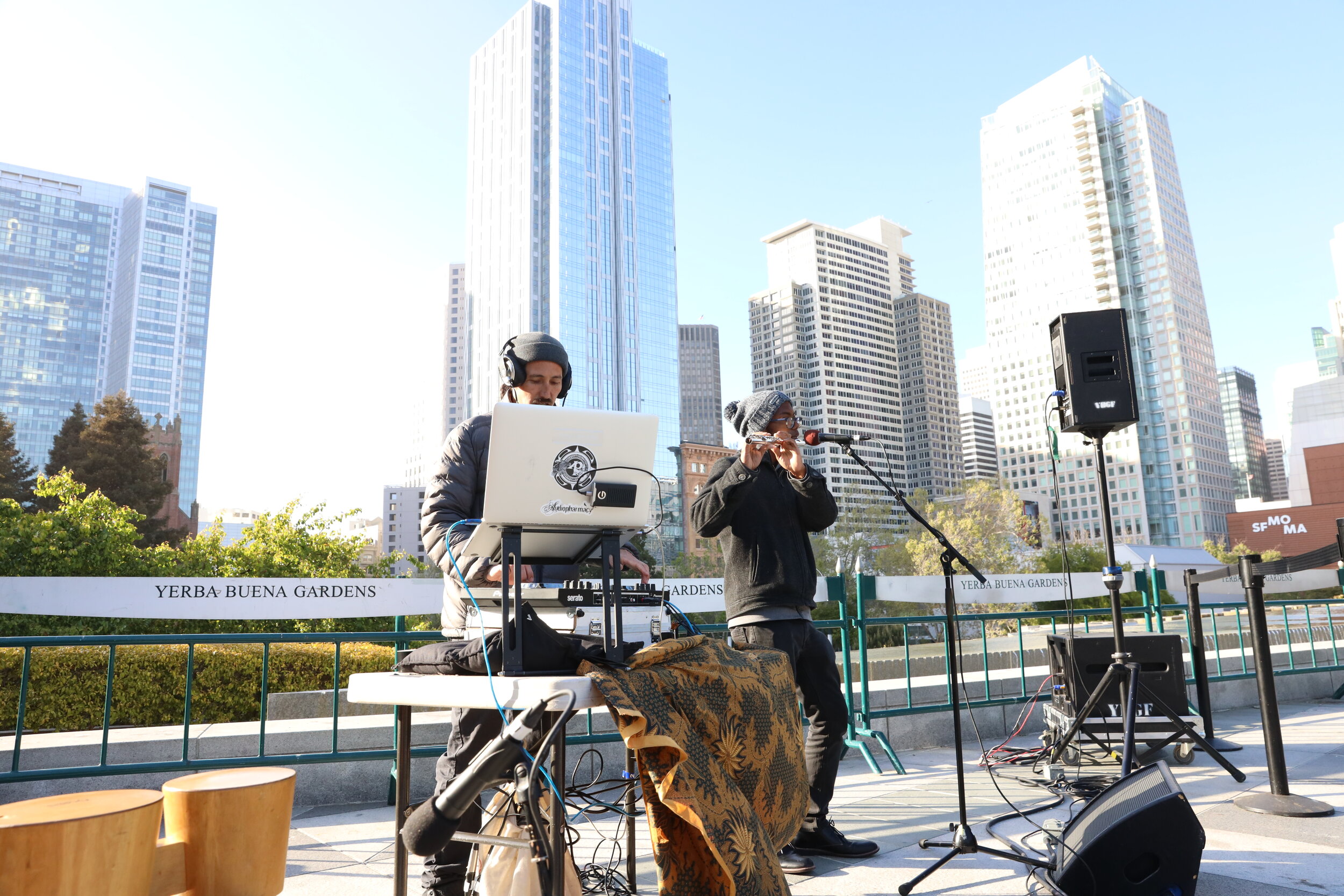 DJ set by Teao Sense and Azeem Ward of Audiopharmacy. 
