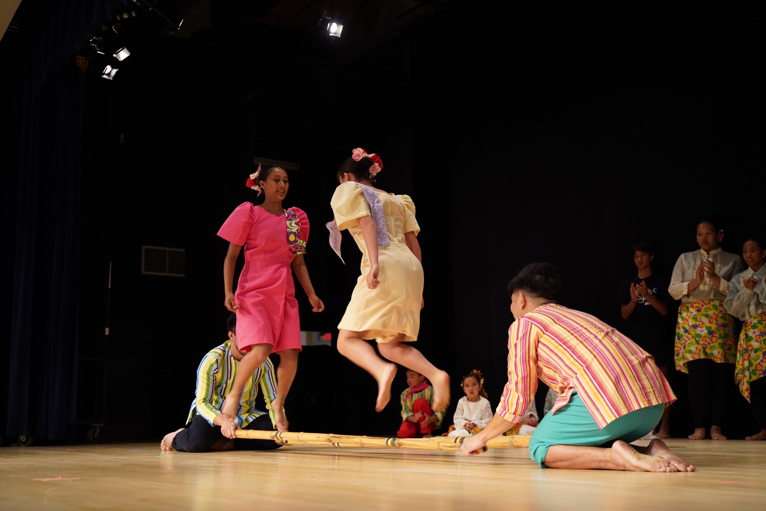  Agos youth performing at the Agos Spring 2023 Dance Recital at Oakland Asian Cultural Center. 