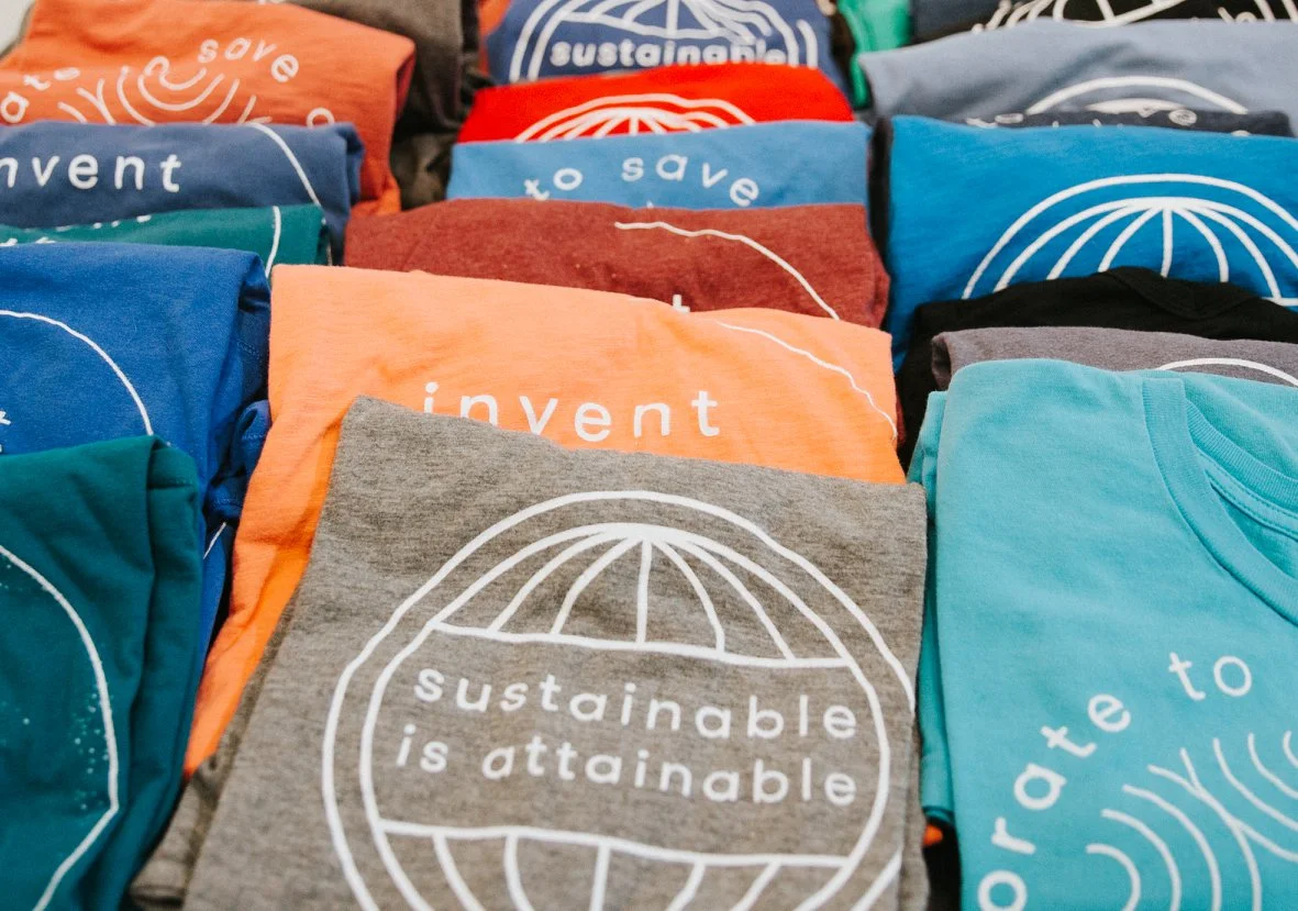 "Sustainable is Attainable" Produced during design job with Carson + Co Global, for Earthstock Event.