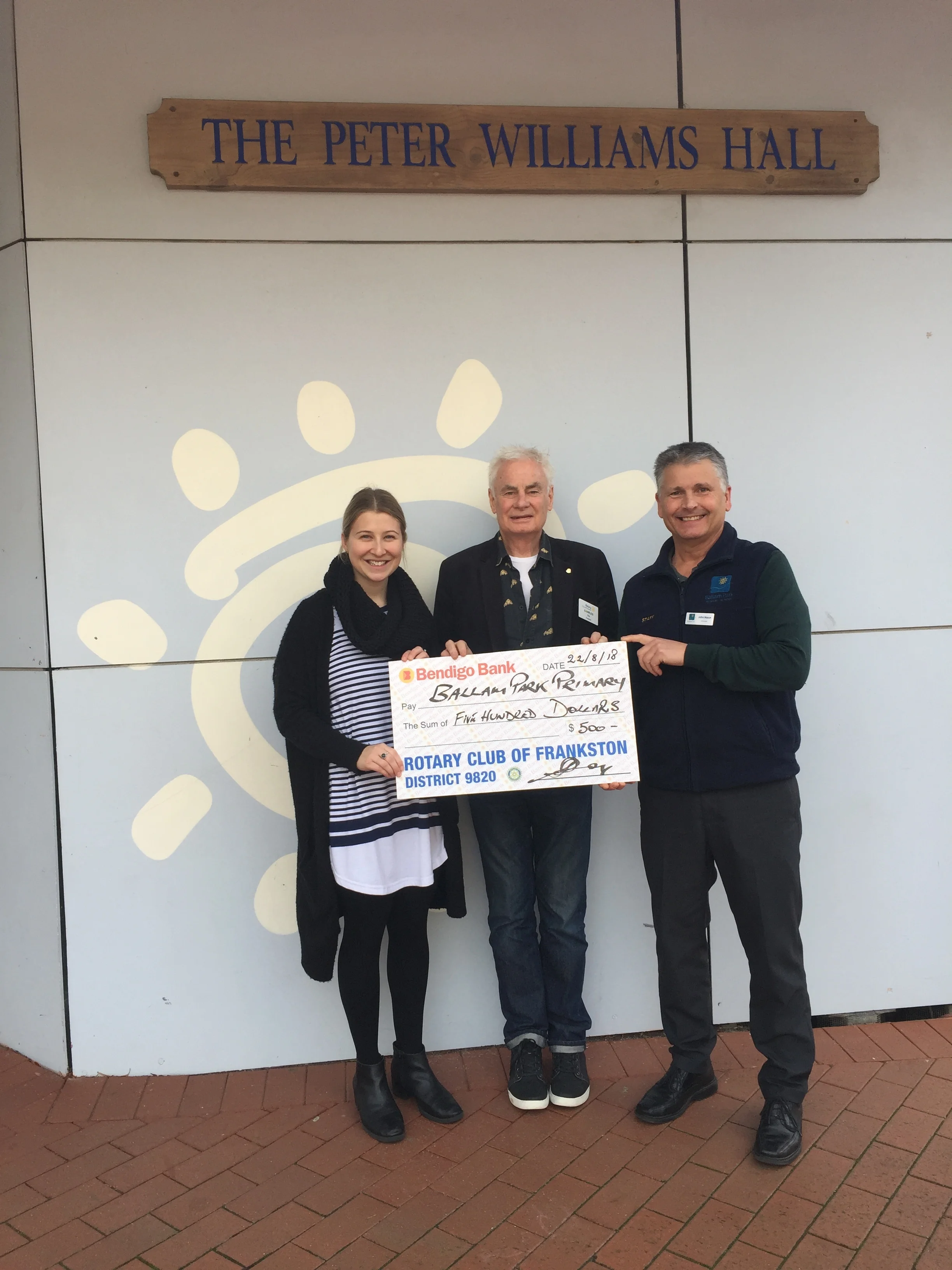  Rotary assist Ballam Park Primary School.