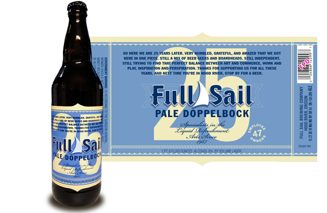 Full Sail 25th Anniversary Label