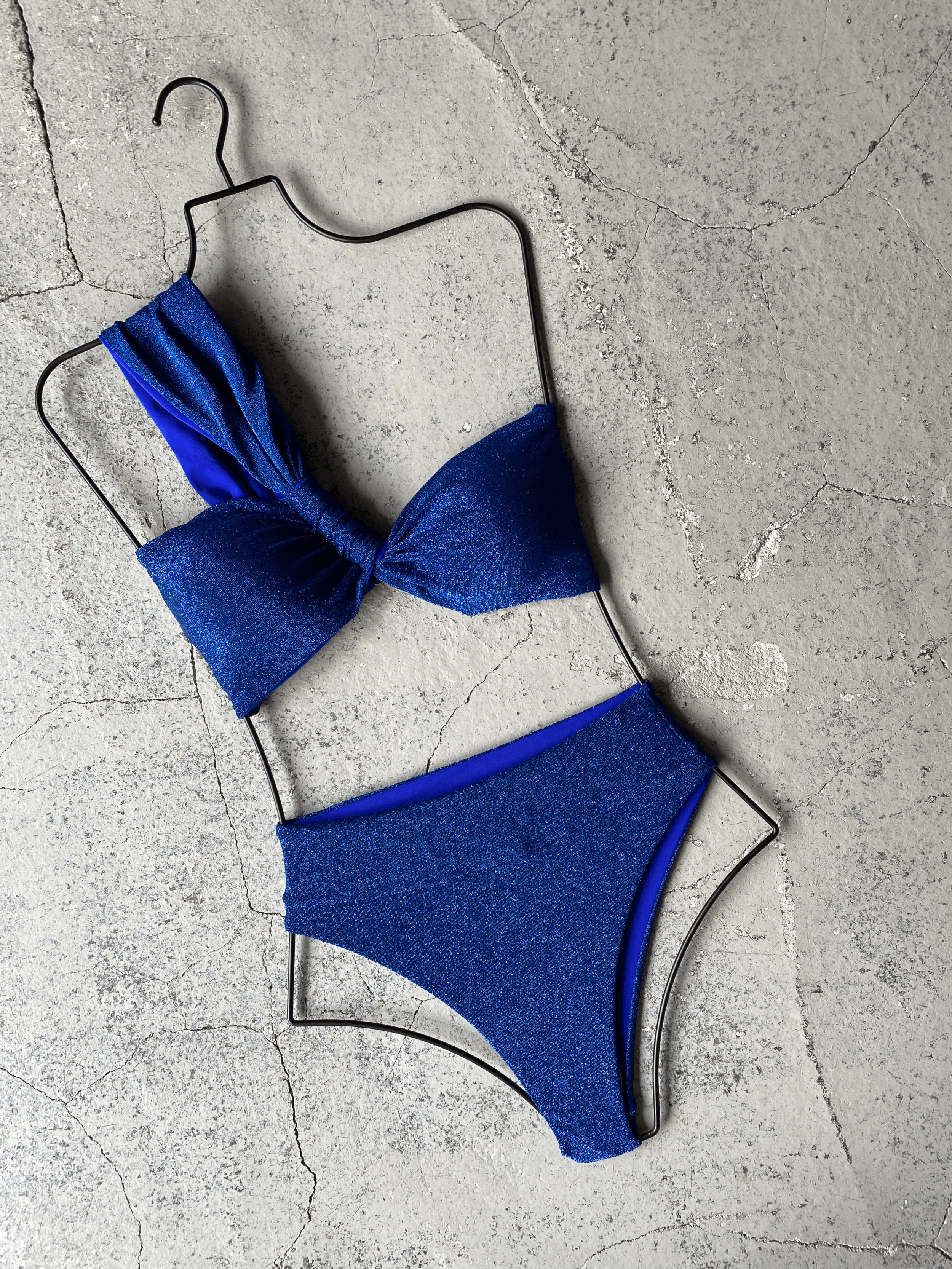 one shoulder bikini top