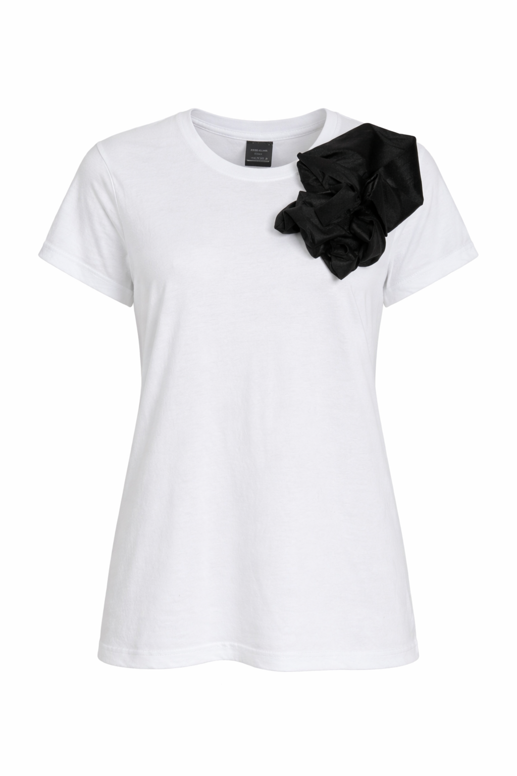 handmade t shirt with big bow application