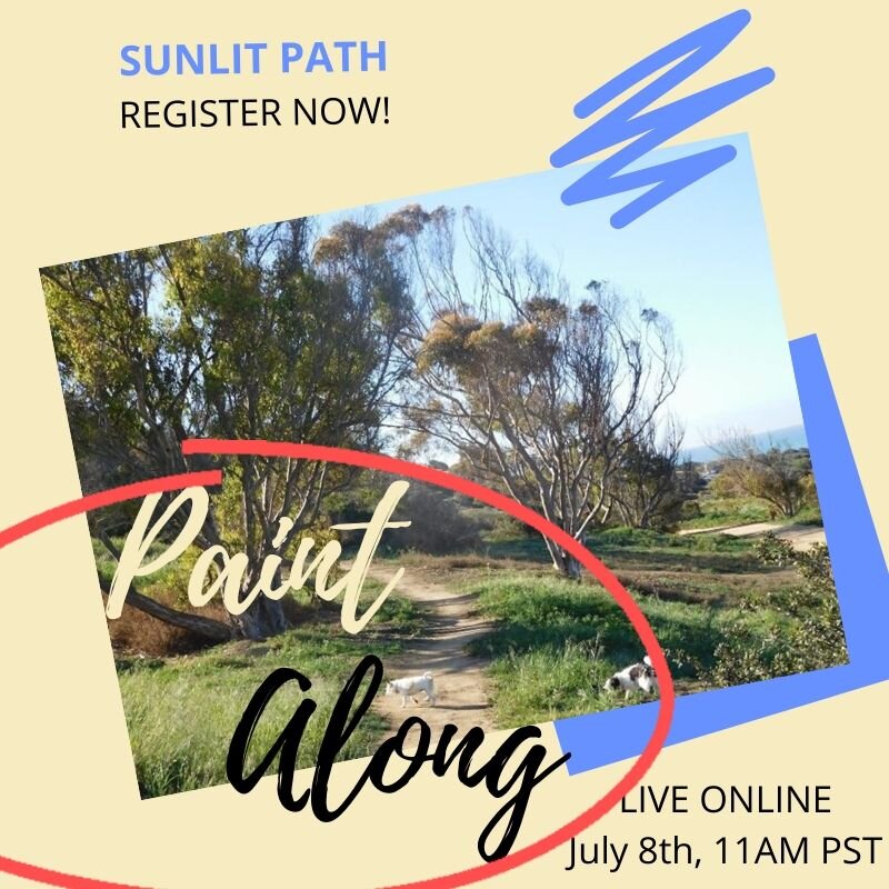 "Sunlit Path" Paint Along
