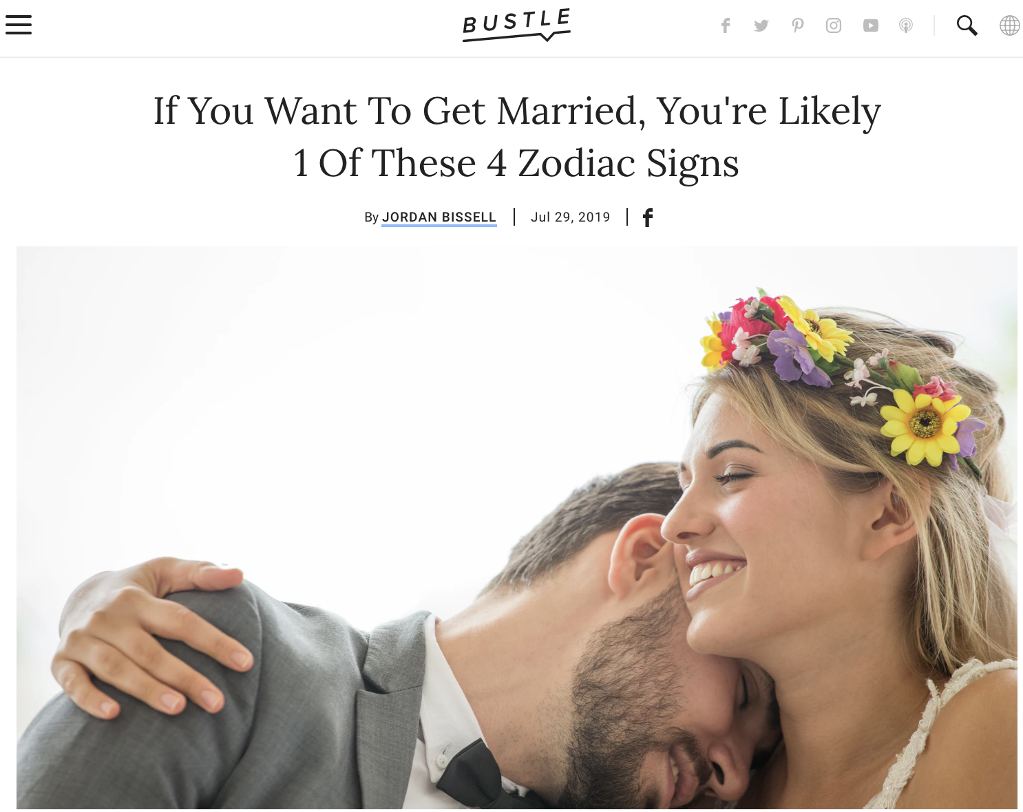 If You Want To Get Married, You're Likely 1 Of These 4 Zodiac Signs