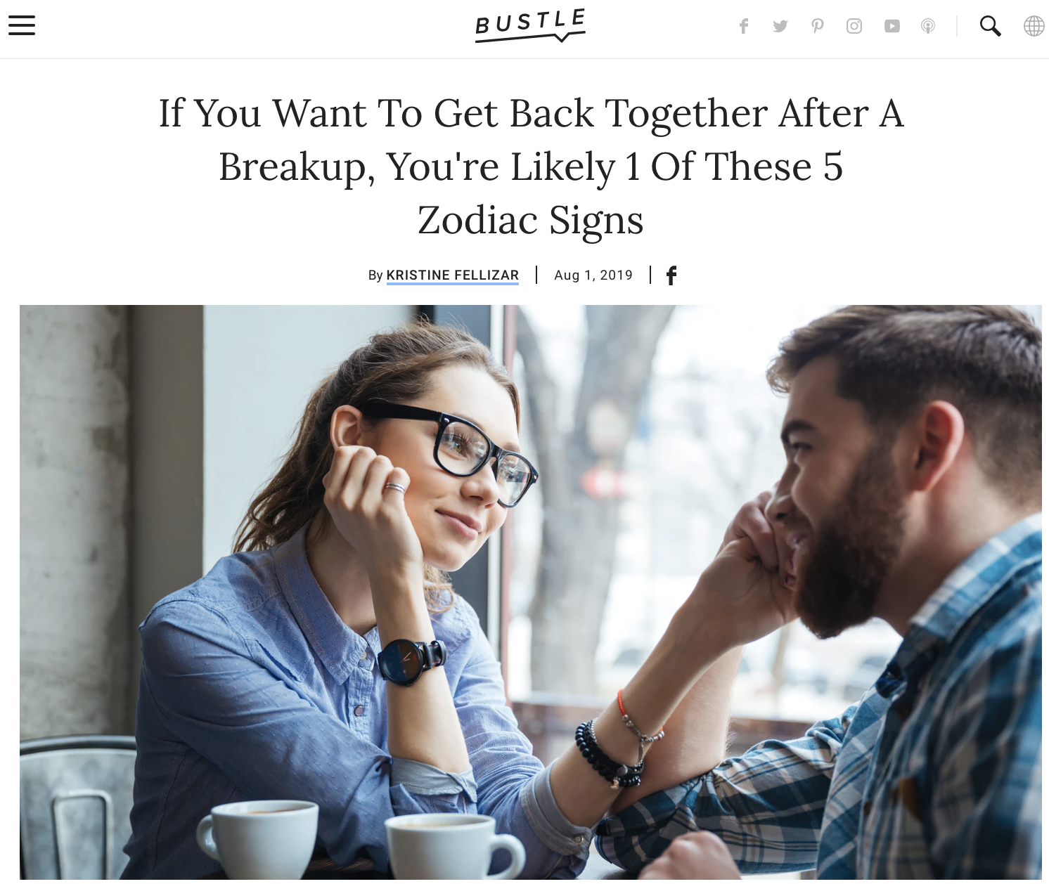 If You Want To Get Back Together After A Breakup, You're Likely 1 Of These 5 Zodiac Signs