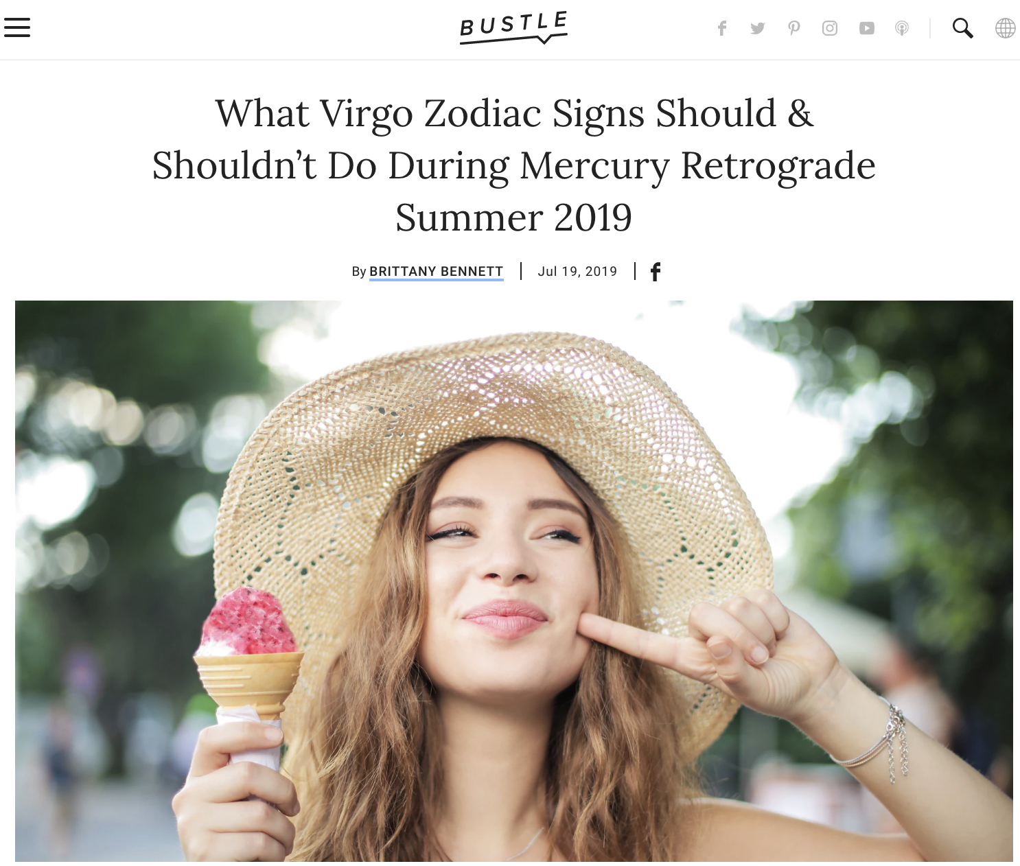 What Virgo Zodiac Signs Should &amp; Shouldn’t Do During Mercury Retrograde Summer 2019