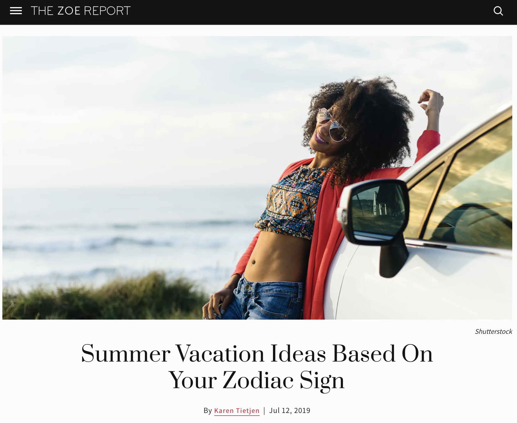 Summer Vacation Ideas Based On Your Zodiac Sign