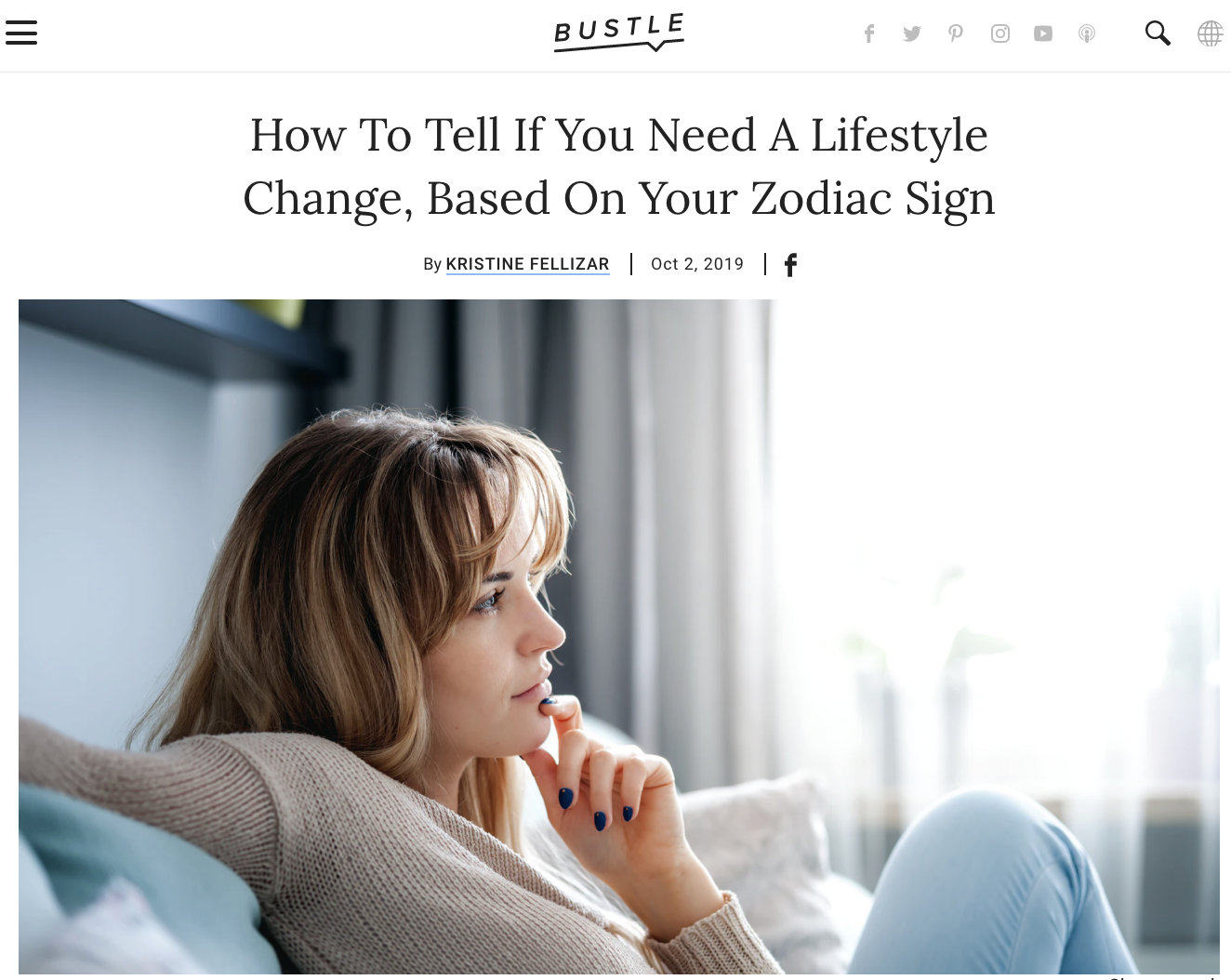 How To Tell If You Need A Lifestyle Change, Based On Your Zodiac Sign