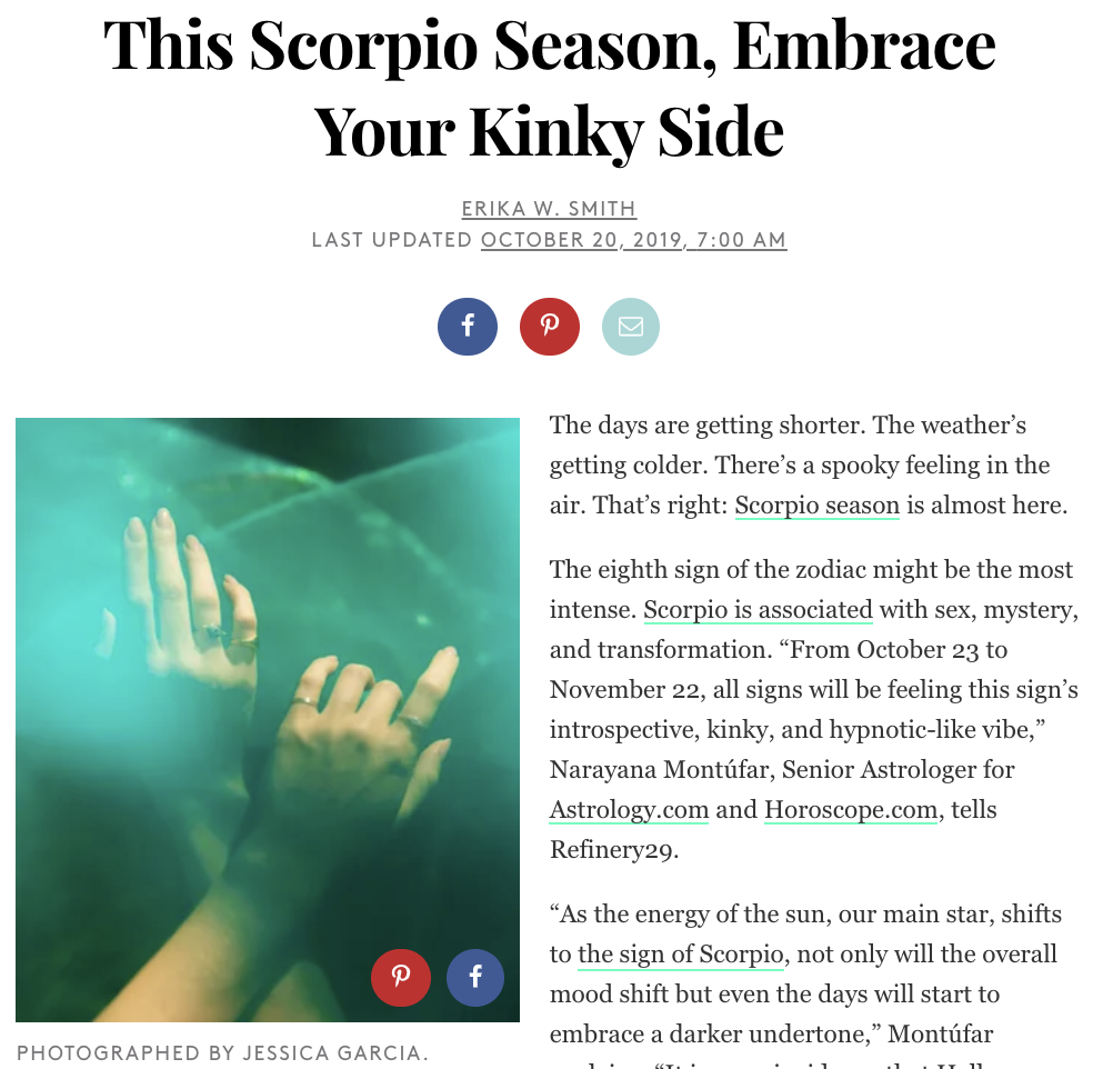 This Scorpio Season, Embrace Your Kinky Side