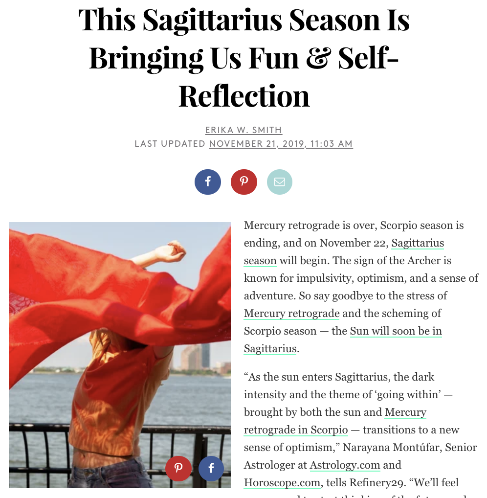 This Sagittarius Season Is Bringing Us Fun &amp; Self-Reflection