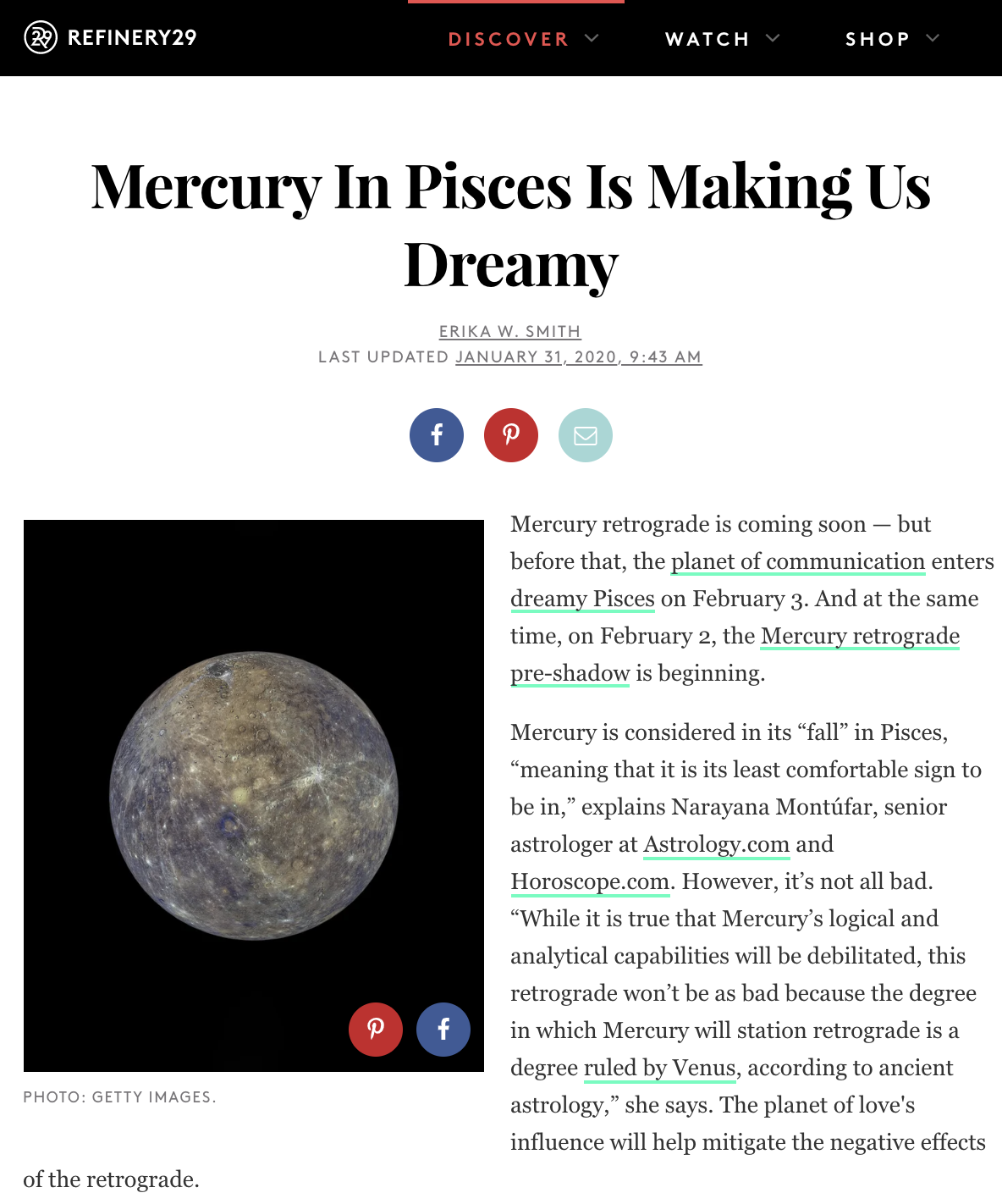 Mercury In Pisces Is Making Us Dreamy
