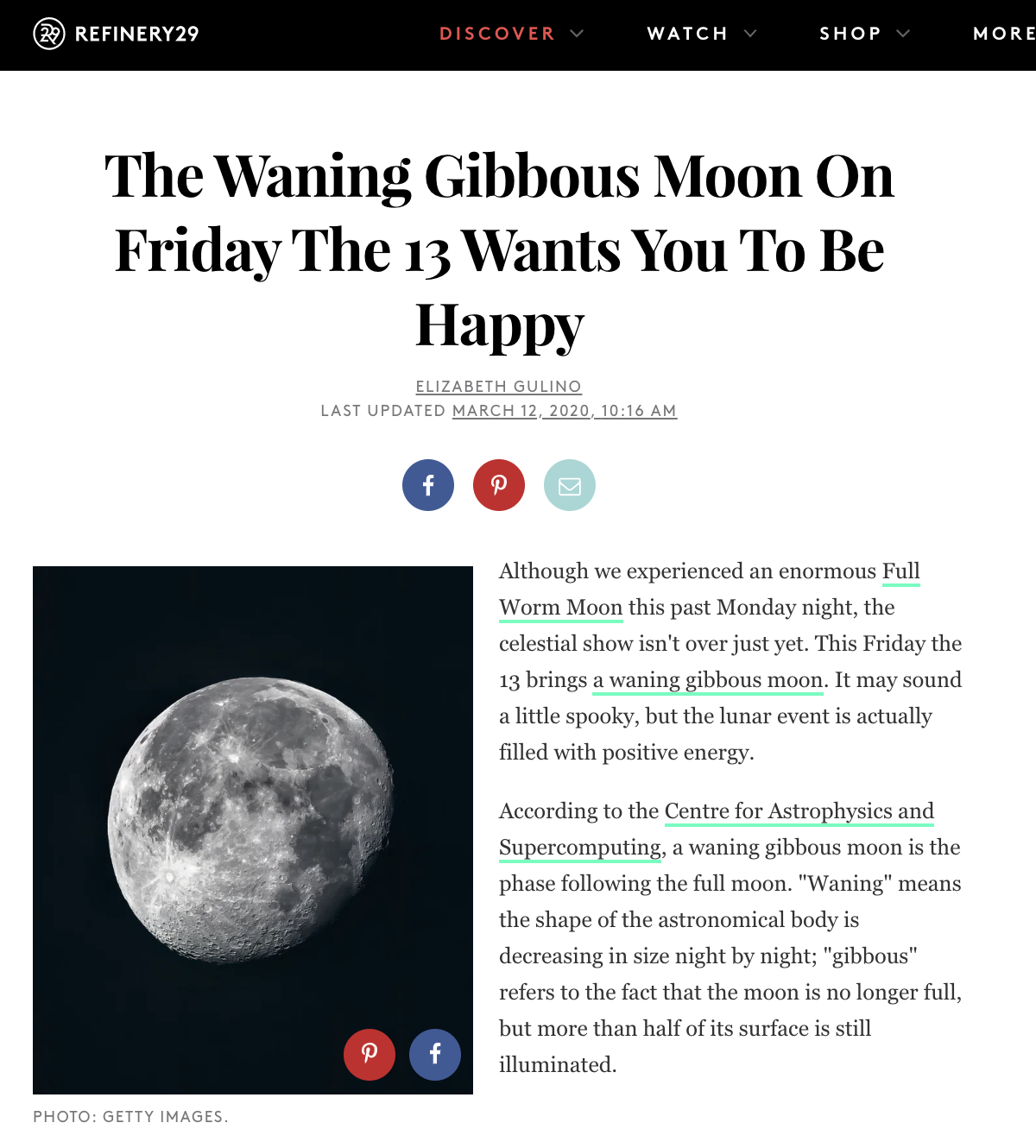 The Waning Gibbous Moon On Friday The 13 Wants You To Be Happy