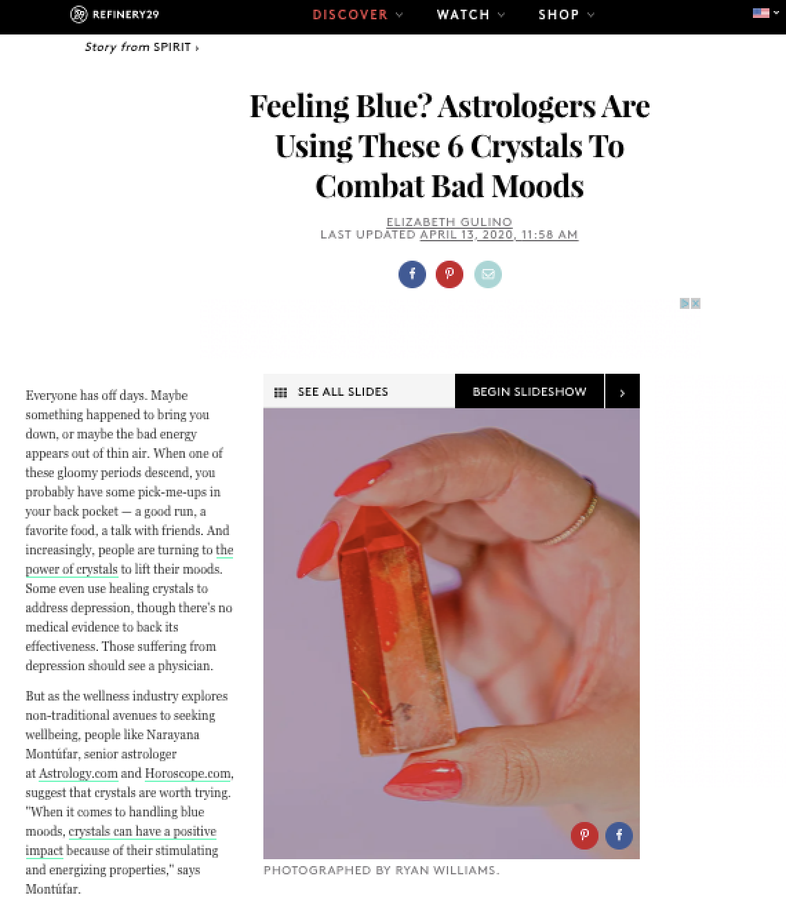 Feeling Blue? Astrologers Are Using These 6 Crystals To Combat Bad Moods