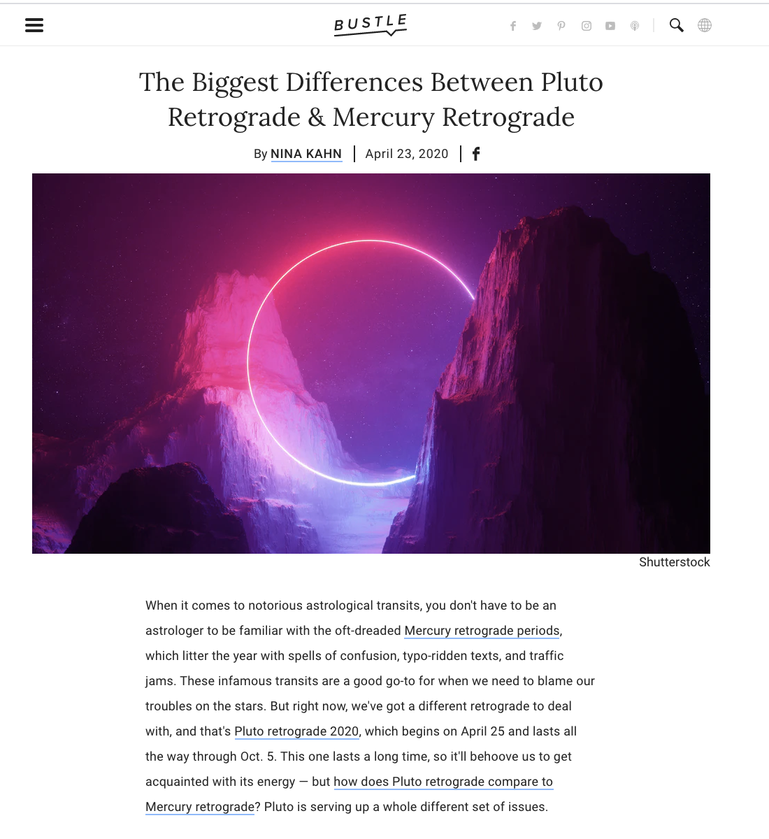 The Biggest Differences Between Pluto Retrograde &amp; Mercury Retrograde