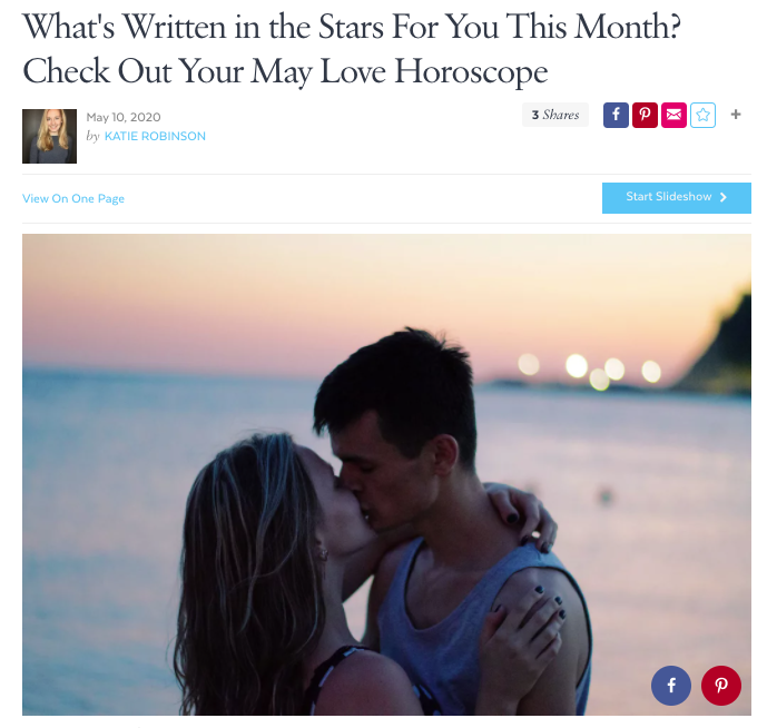 What's Written in the Stars For You This Month? Check Out Your May Love Horoscope