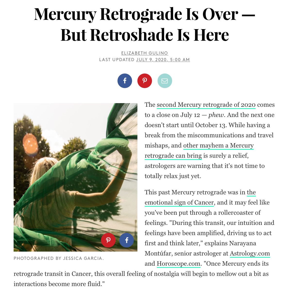 Mercury Retrograde Is Over — But Retroshade Is Here