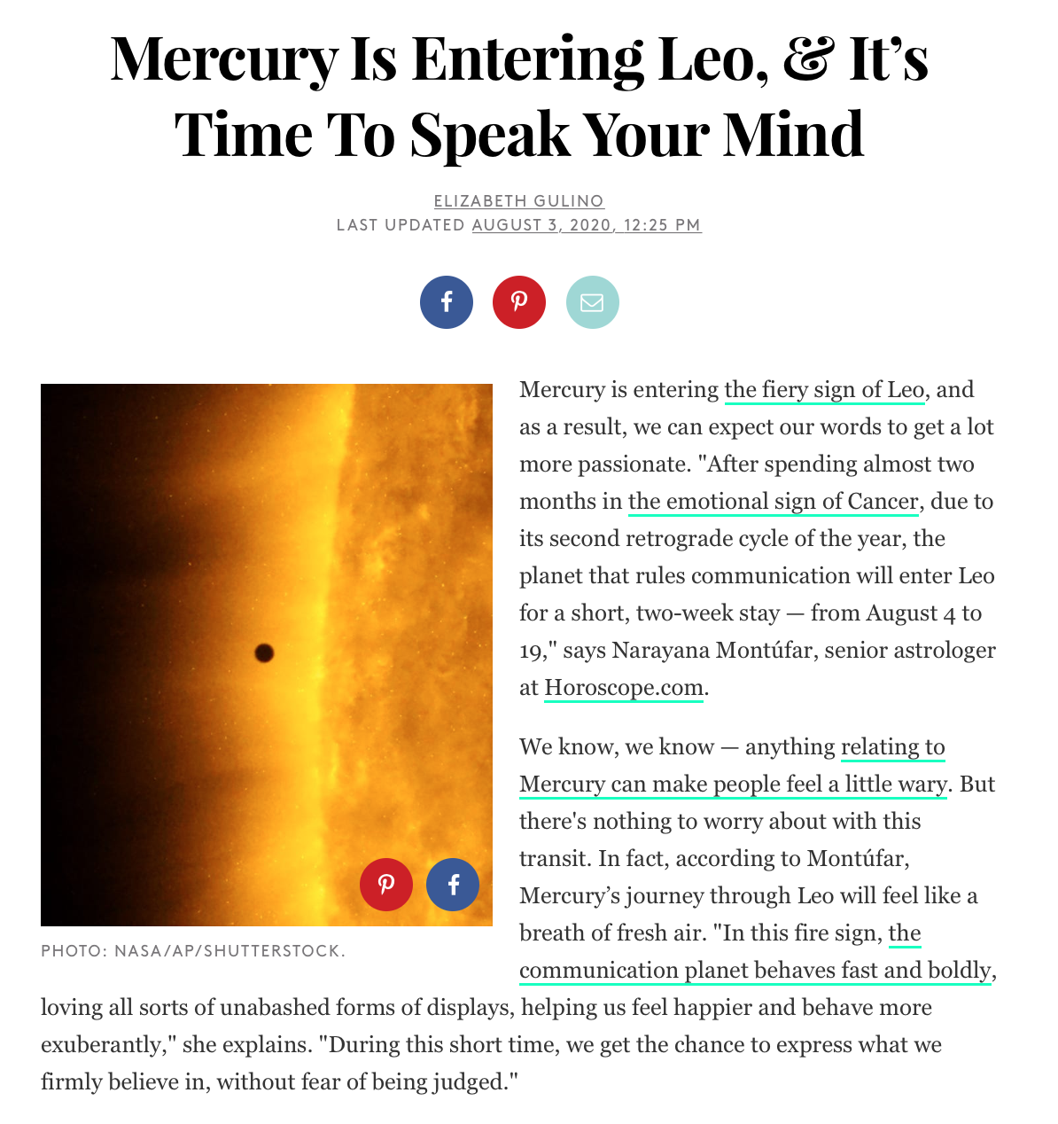 Mercury Is Entering Leo, &amp; It’s Time To Speak Your Mind