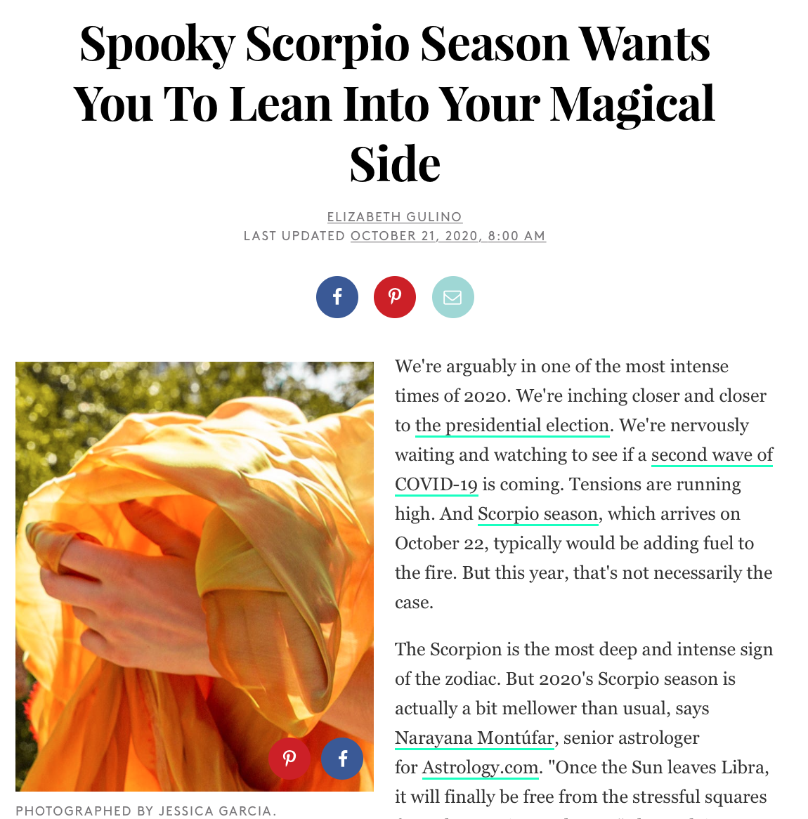 Spooky Scorpio Season Wants You To Lean Into Your Magical Side