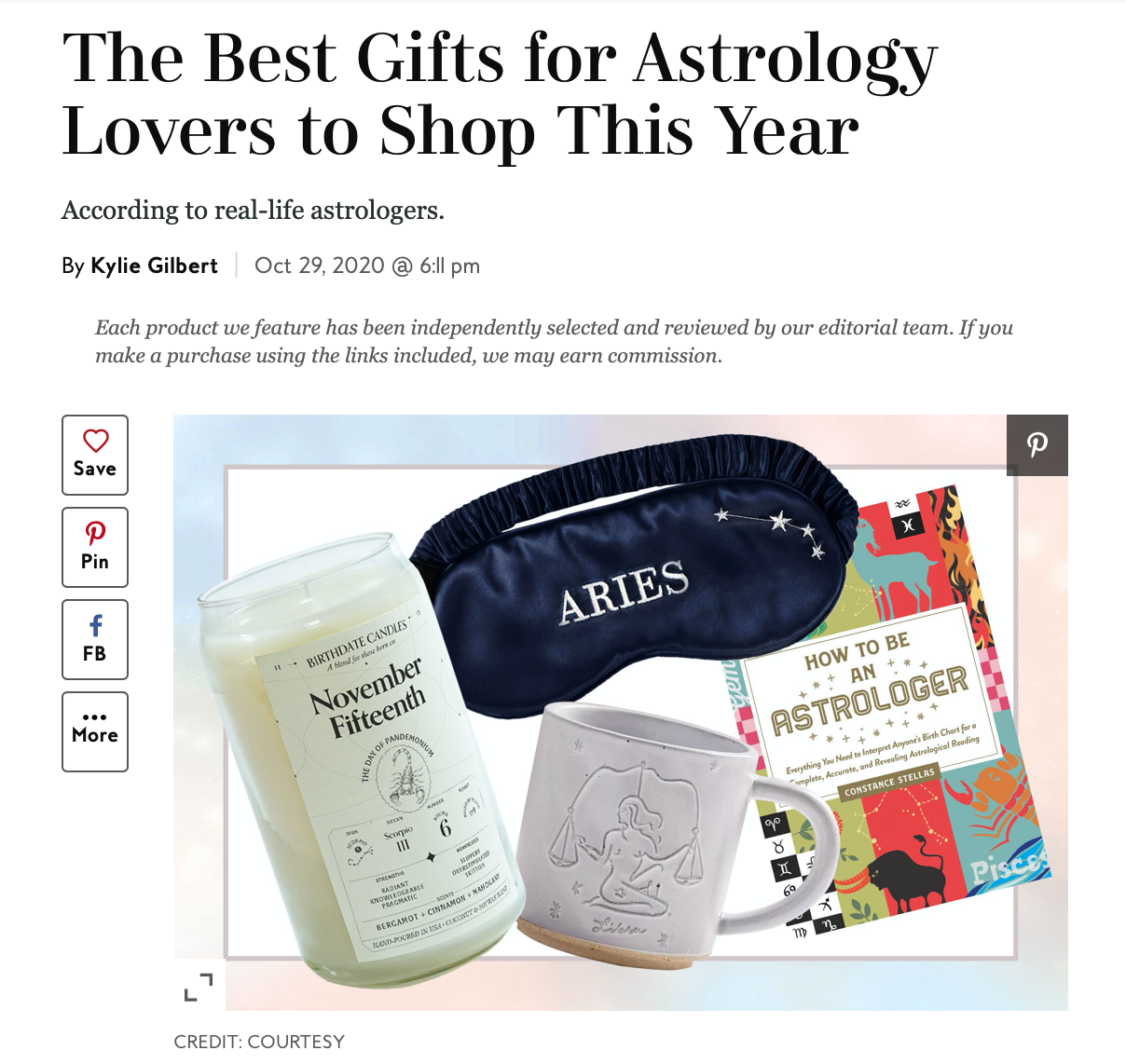 The Best Gifts for Astrology Lovers to Shop This Year