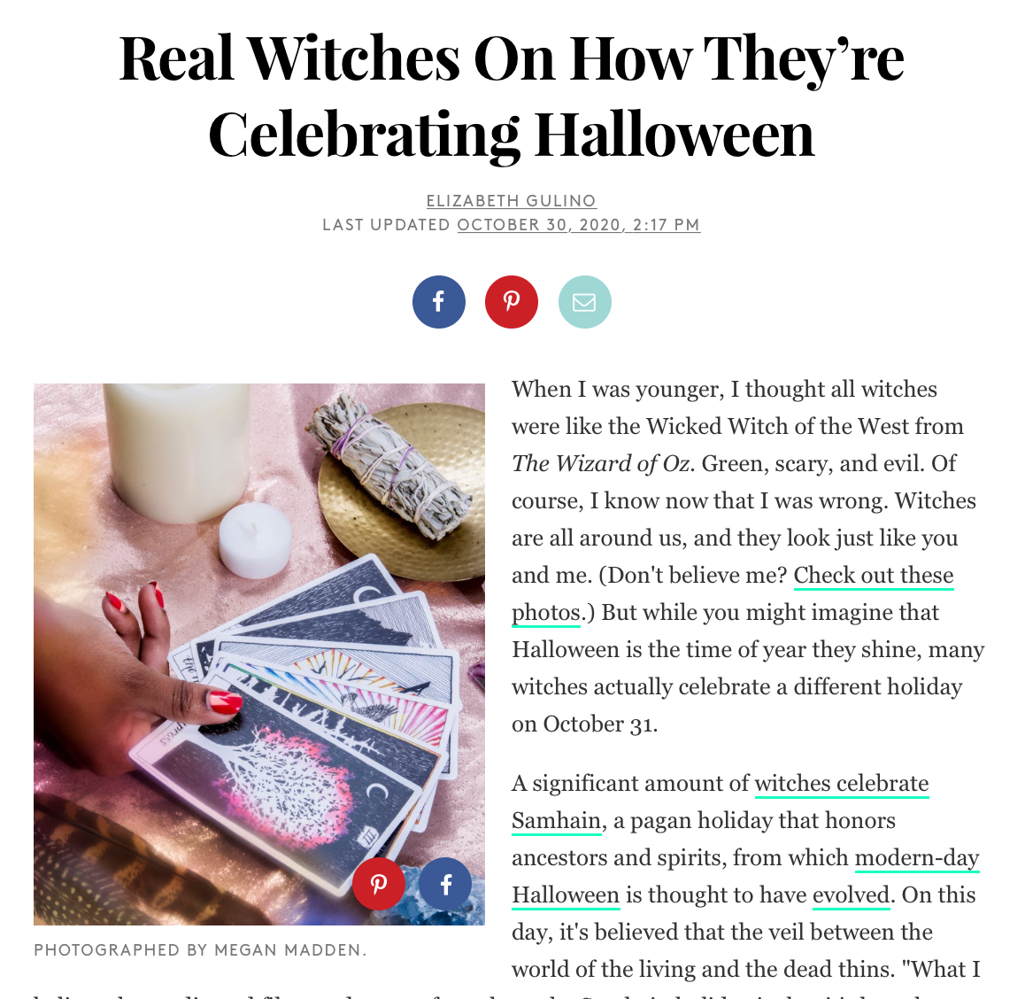 Real Witches On How They’re Celebrating Halloween