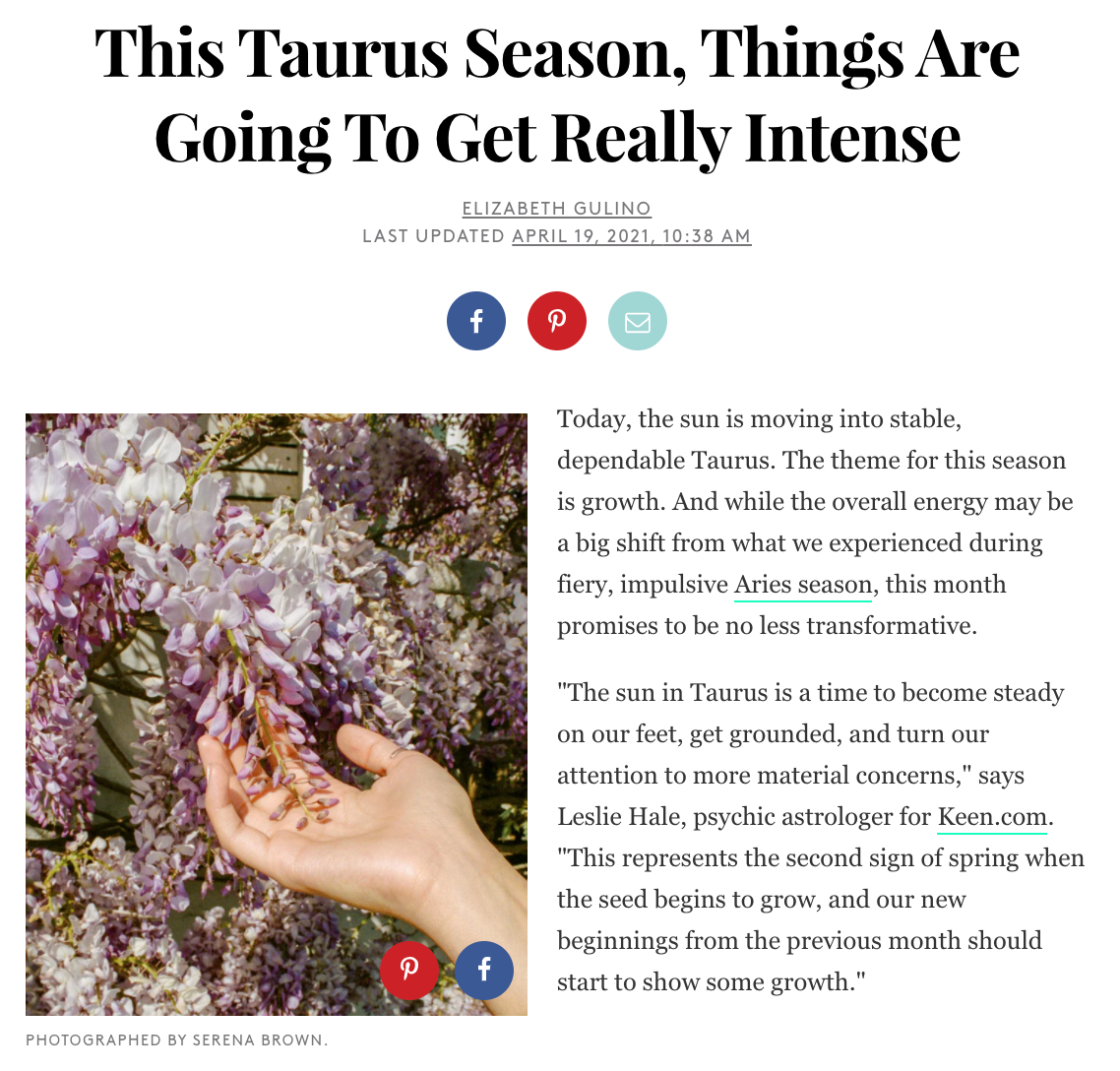 This Taurus Season, Things Are Going To Get Really Intense