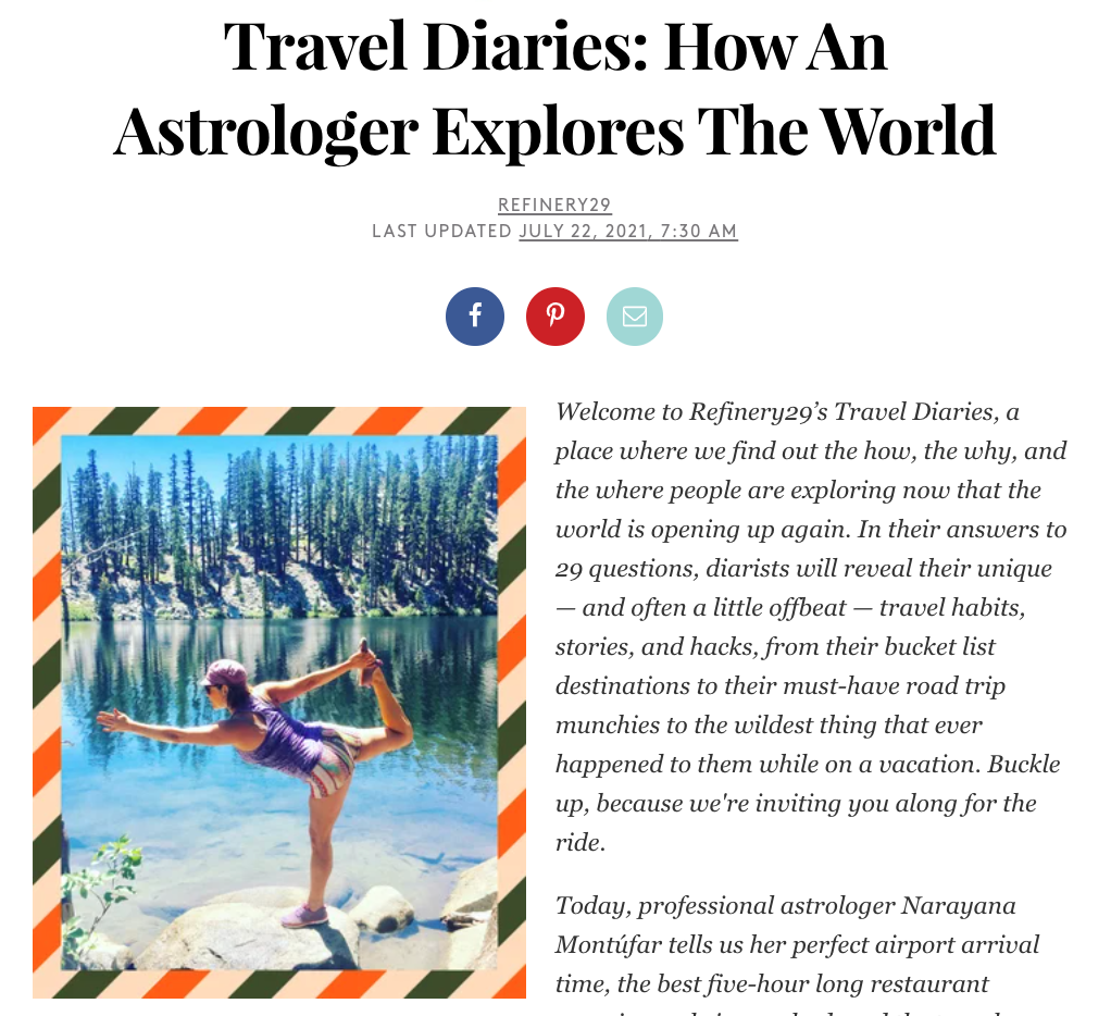 Travel Diaries: How An Astrologer Explores The World