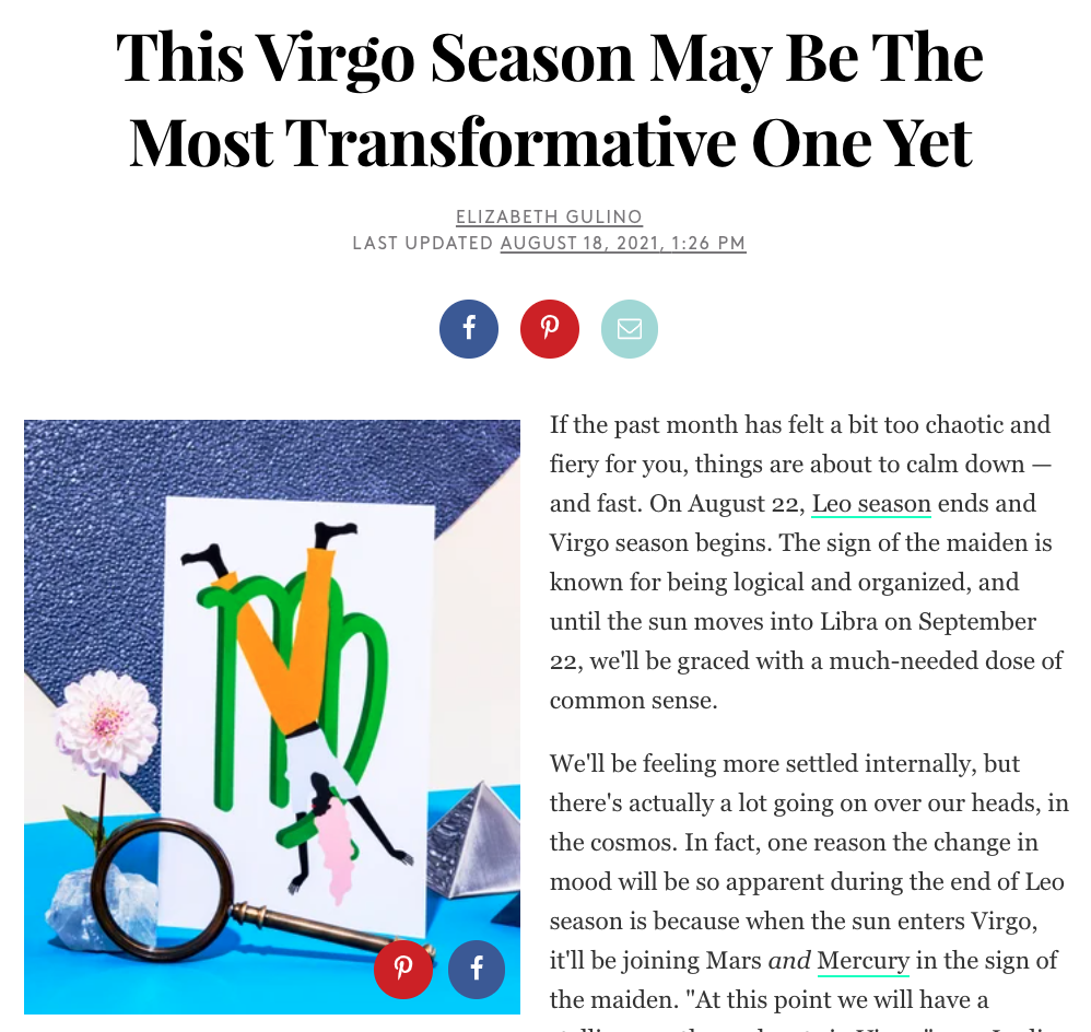 This Virgo Season May Be The Most Transformative One Yet