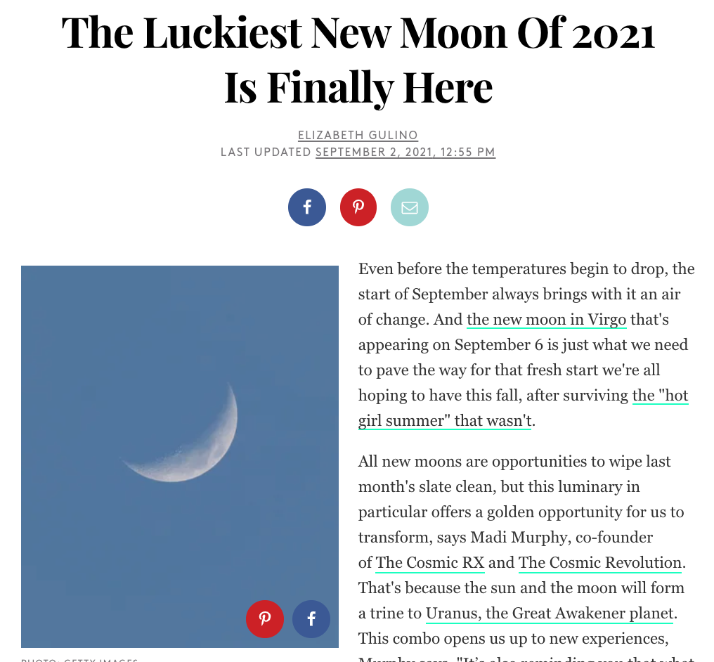 The Luckiest New Moon Of 2021 Is Finally Here