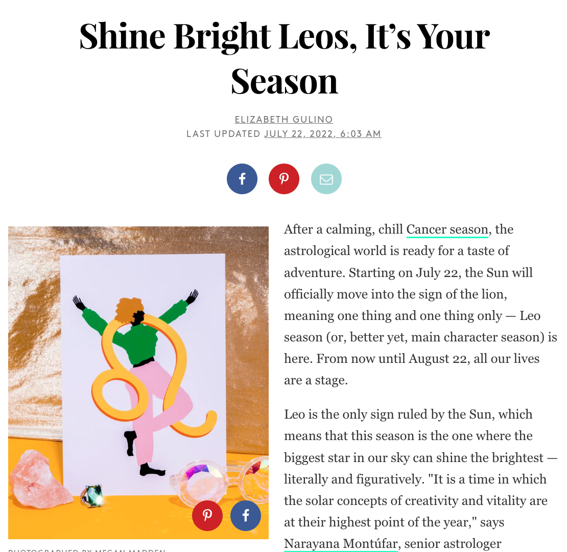 Shine Bright Leos, It’s Your Season