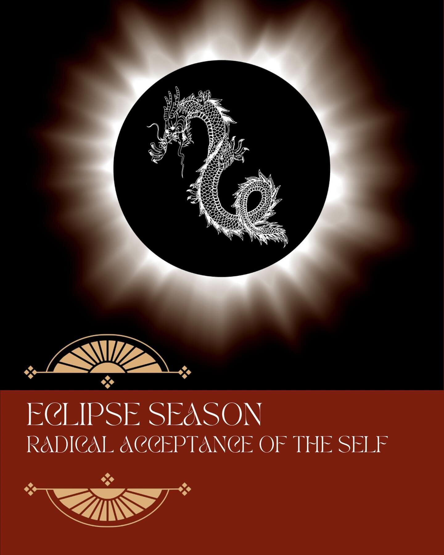 ⚡️Eclipse Season Horoscopes ⚡️
⚡️Radical Acceptance of the Self⚡️

✨Eclipses are the most incredible and life-changing events we experience as humans. They are legendary, sacred kisses between the luminaries that accelerate our lives. Anything happen