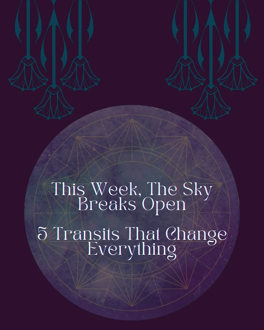 This is not a normal astrology week.

The sky is roaring&mdash;Mars, Venus, Mercury, Uranus, and a Supermoon all moving at once. ⚡

We&rsquo;re in the middle of a cosmic reset, where rebellion meets revelation.

💥 Mars ignites Sagittarius &rarr; fre