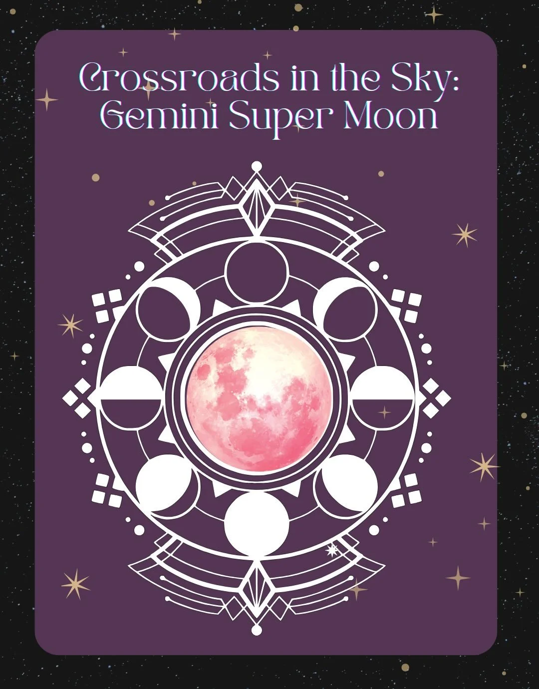 🌕✨ The Gemini Supermoon is Here! ✨🌕

On Thursday, December 4, 2025, the last full moon of the year rises&mdash;a powerful supermoon in Gemini illuminating truth, destiny, and cosmic guidance. 

This moon opposes the Sagittarius Sun and squares the 