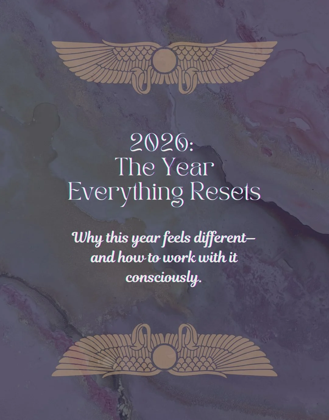 ✨2026: The Year Everything Resets ✨ (Giveaway Inside)

This is far being just hype! 

2026 truly marks the beginning of a new era.
Long cycles end.

New identities are born.

The way we create, communicate, lead, and live is changing&mdash;collective