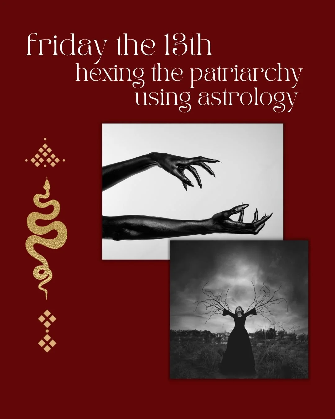 If you&rsquo;re into astrology, you know that coincidences do not exist! While doing my writing work today, I couldn&rsquo;t help but notice that we have not only one but TWO Friday the 13th dates happening back to back. 

Friday the 13th is the Day 