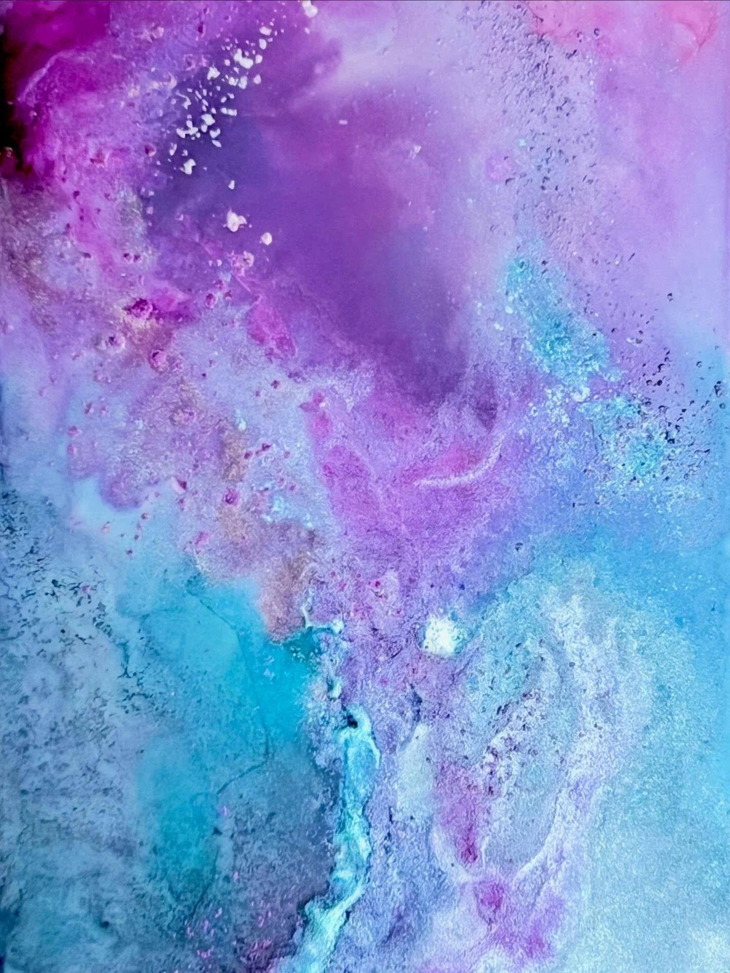 In a world of accelerated change &amp; transformation I wanted to share with my community what makes me happy: making celestial art. 🖼️ 🌟 

I welcomed 2026 sharing what I love the most. Here are some of the pieces I made in early 2026, sharing them