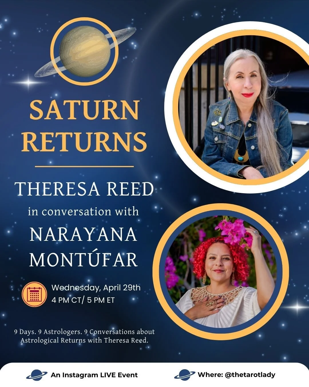 🪐🪐🪐 Saturn Return 👀✨💥

Why do ppl fear one of the most epic astrological activations? I&rsquo;m going LIVE on Wednesday, April 29th at 4 pm SCT / 5 pm ET / 2 pm PT&hellip; 

&hellip;with the amazing @thetarotlady to talk about the infamous (but 