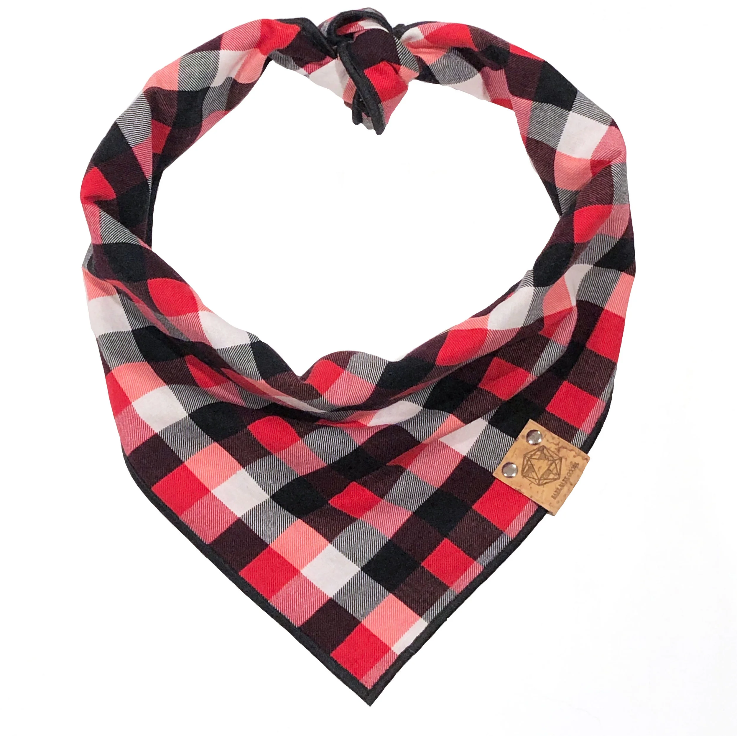 red plaid bandana
