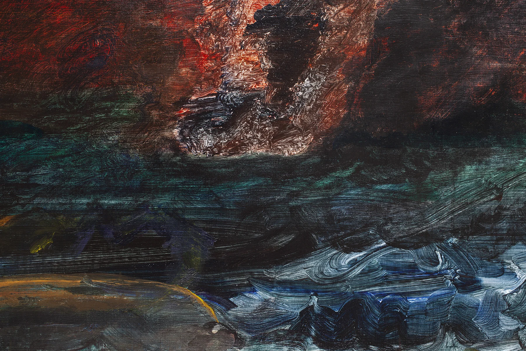 10.) Ono, Boat Sinking. 2018. Acrylic on canvas, 38.25 in x 53 in (97.2 cm x 134.6 cm) copy.jpg