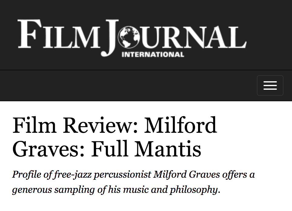 Film Journal Reviews FULL MANTIS