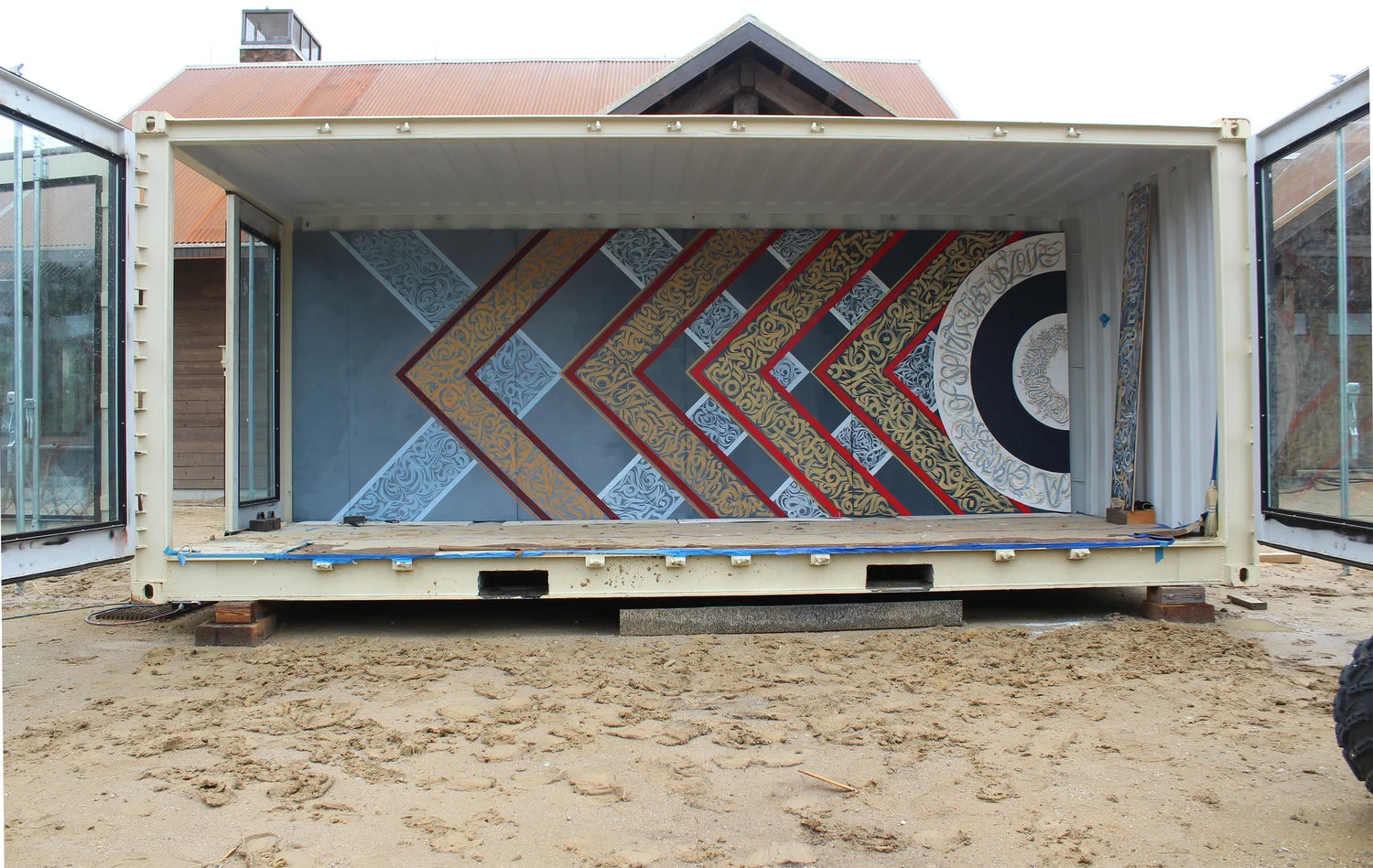 Studio Protos | Mobile Container Office Mural