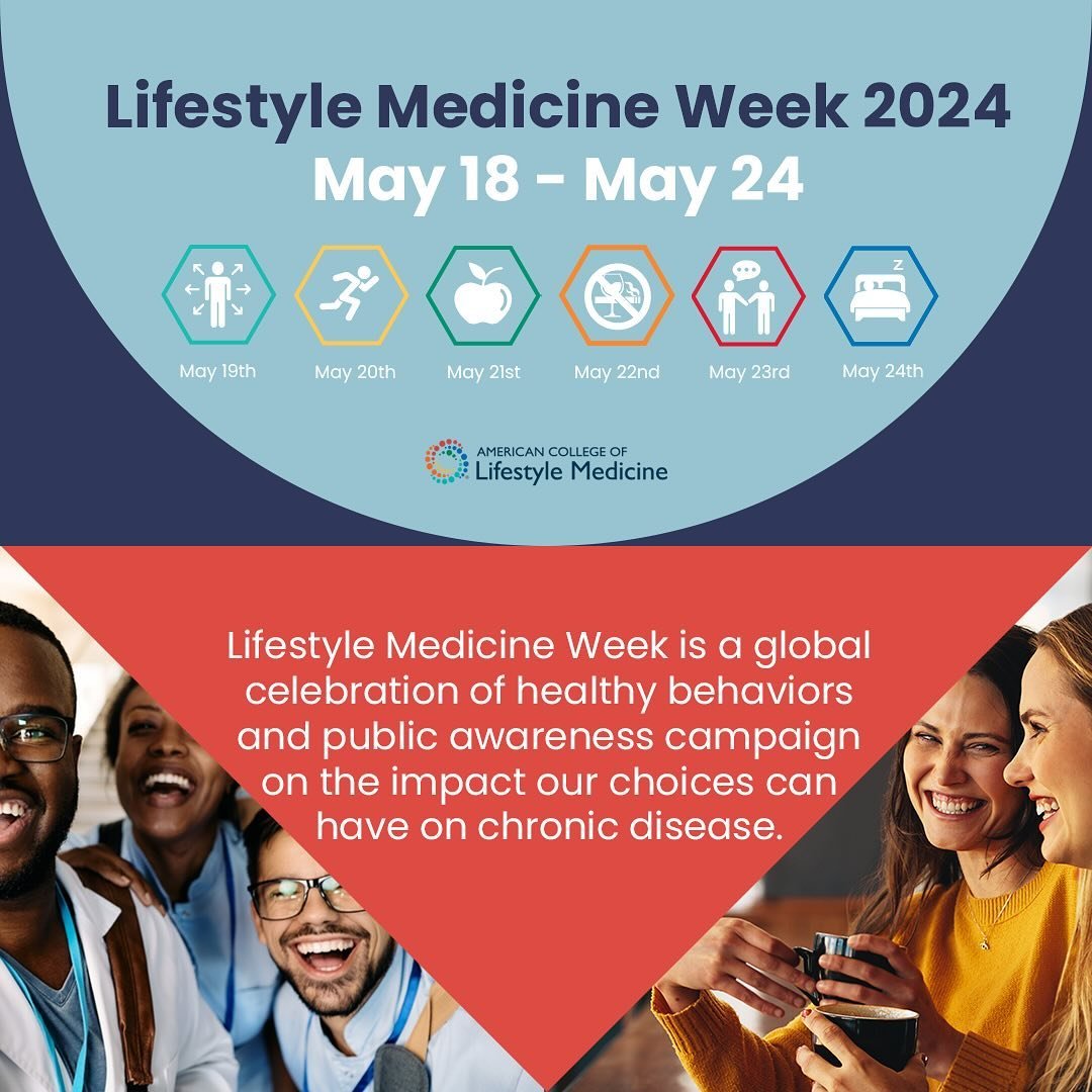 🤸&zwj;♀️🌱😴😫🥰🍸🚬 Today kicks off Lifestyle Medicine Week! Week long celebration of positive lifestyle choices that improve our wellbeing in every faucet of living. 

  People say to me frequently that I&rsquo;m so disciplined but my response is 