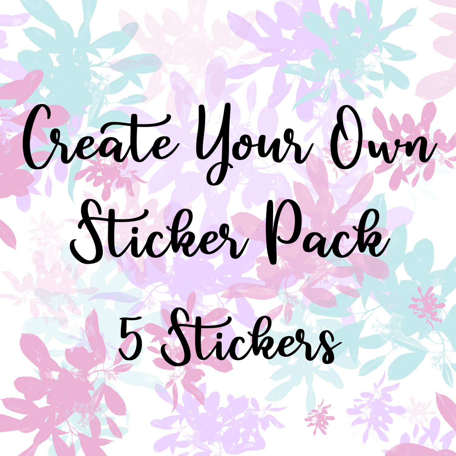 Create Your Own Sticker Pack - 5 Stickers — Nanny Years