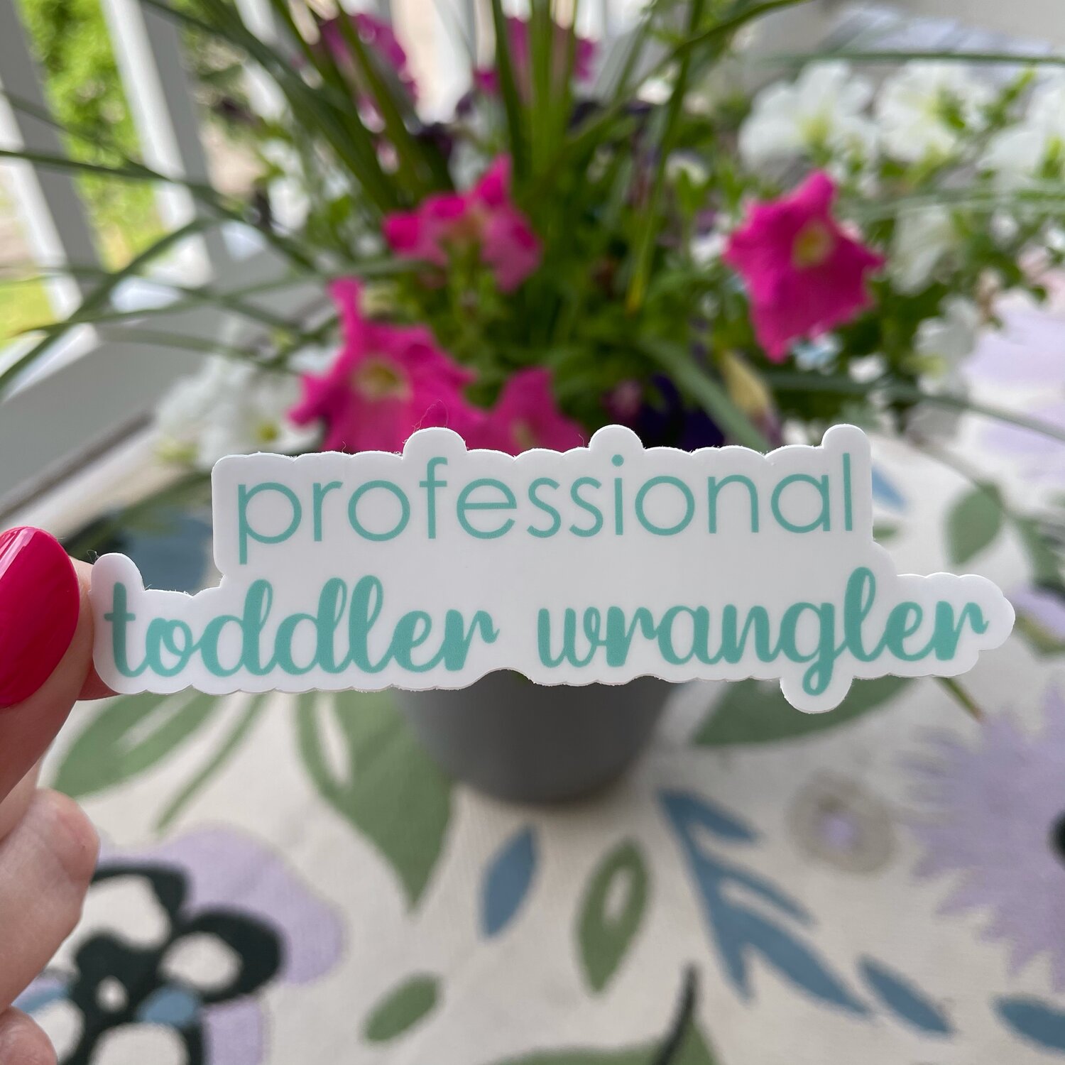 Professional Toddler Wrangler Waterproof Sticker — Nanny Years