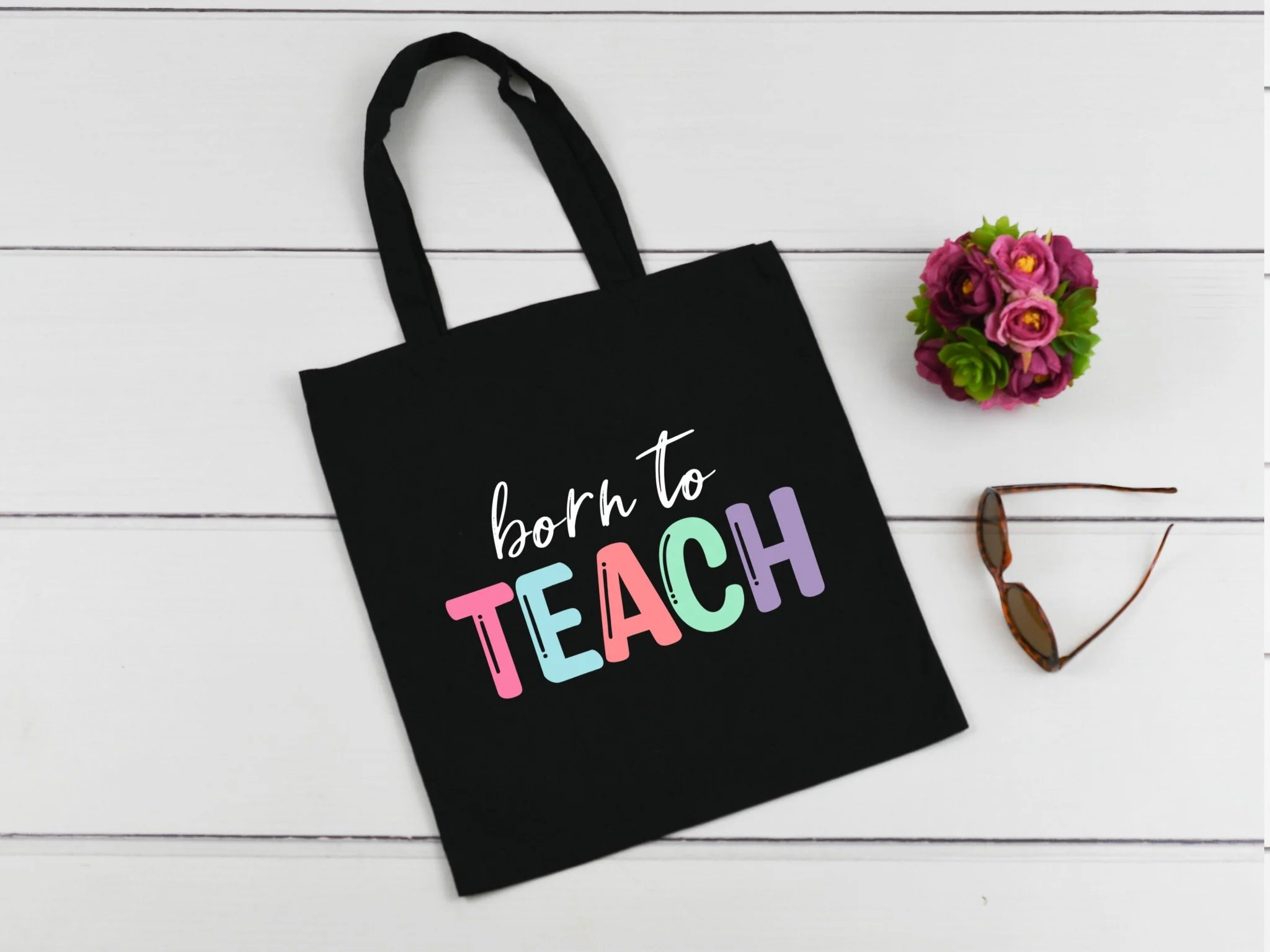 born to teach tote.jpeg