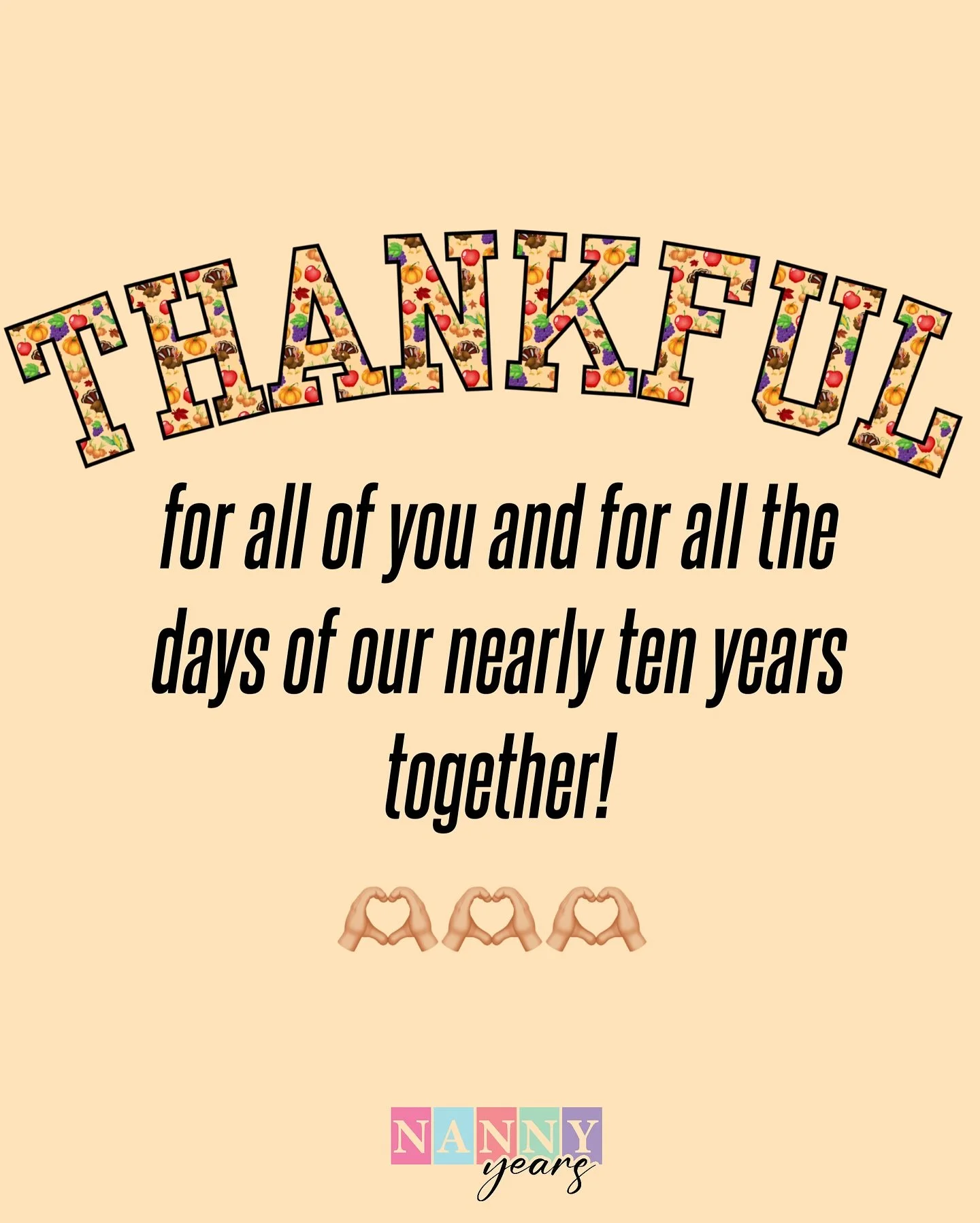 🫶🏼 Thankful doesn&rsquo;t even begin to cover it.

🎄New Seasonal Nanny Collection launches tomorrow. And a special stories sale coming Saturday!