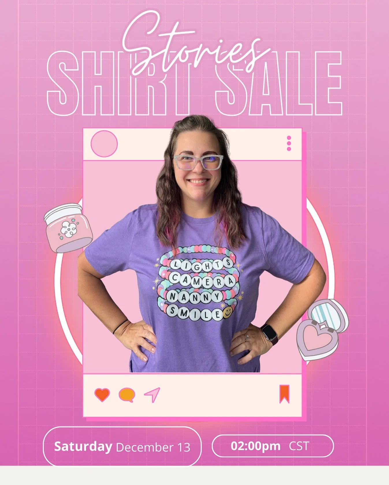 💖 Join us this Saturday, December 13th at 2pm CST in our stories for an incredible shirt sale. All of our premade shirts will be ✨$13✨. Quite literally a steal! They will all ship Monday so you can have your hands on them before Christmas! See you t