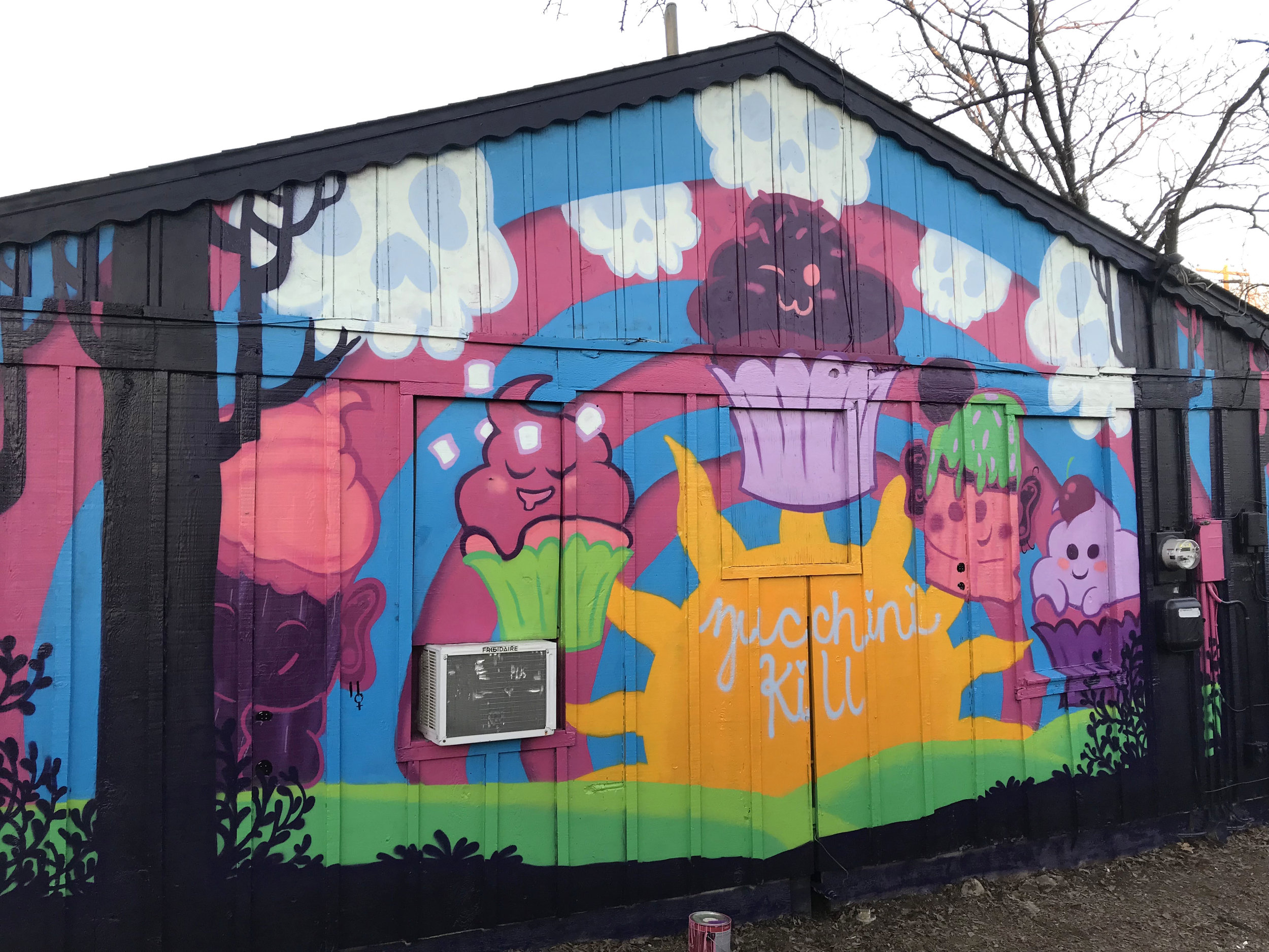 Colaborative Mural With Becky Cloonan, Austin , TX